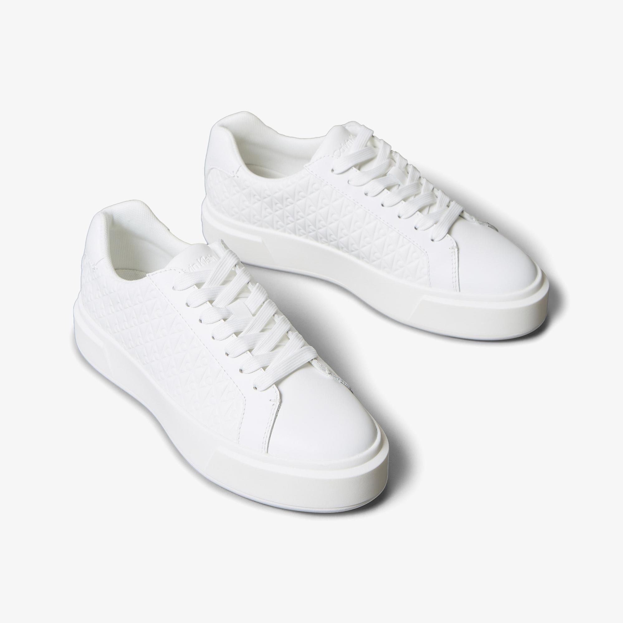 Calvin Klein Basket Lace Up Kadın Beyaz Sneaker