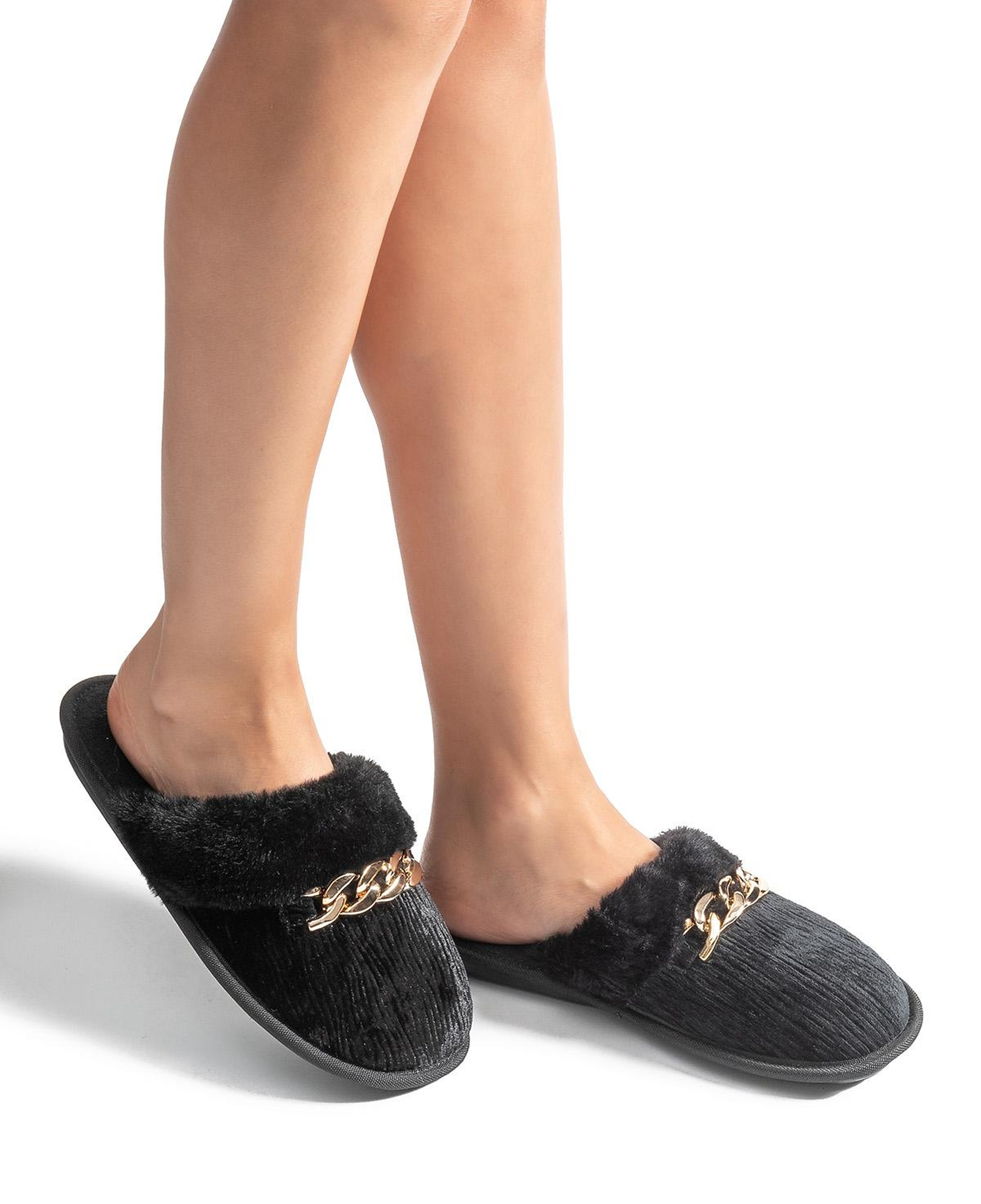 Nora Kadın Ev Terliği Siyah 36/41