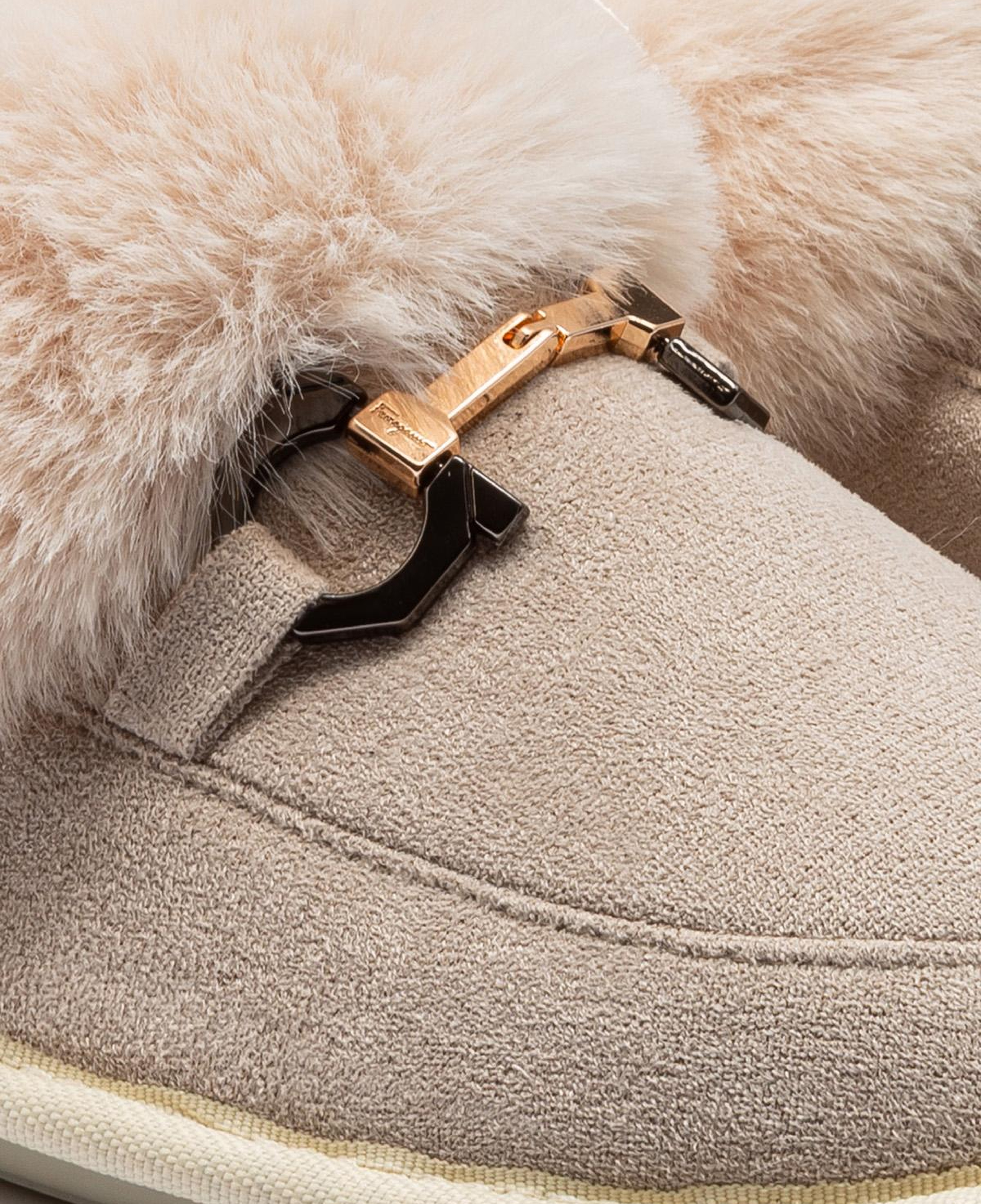 Ania Kadın Tokalı Ev Terliği Bej 37/41