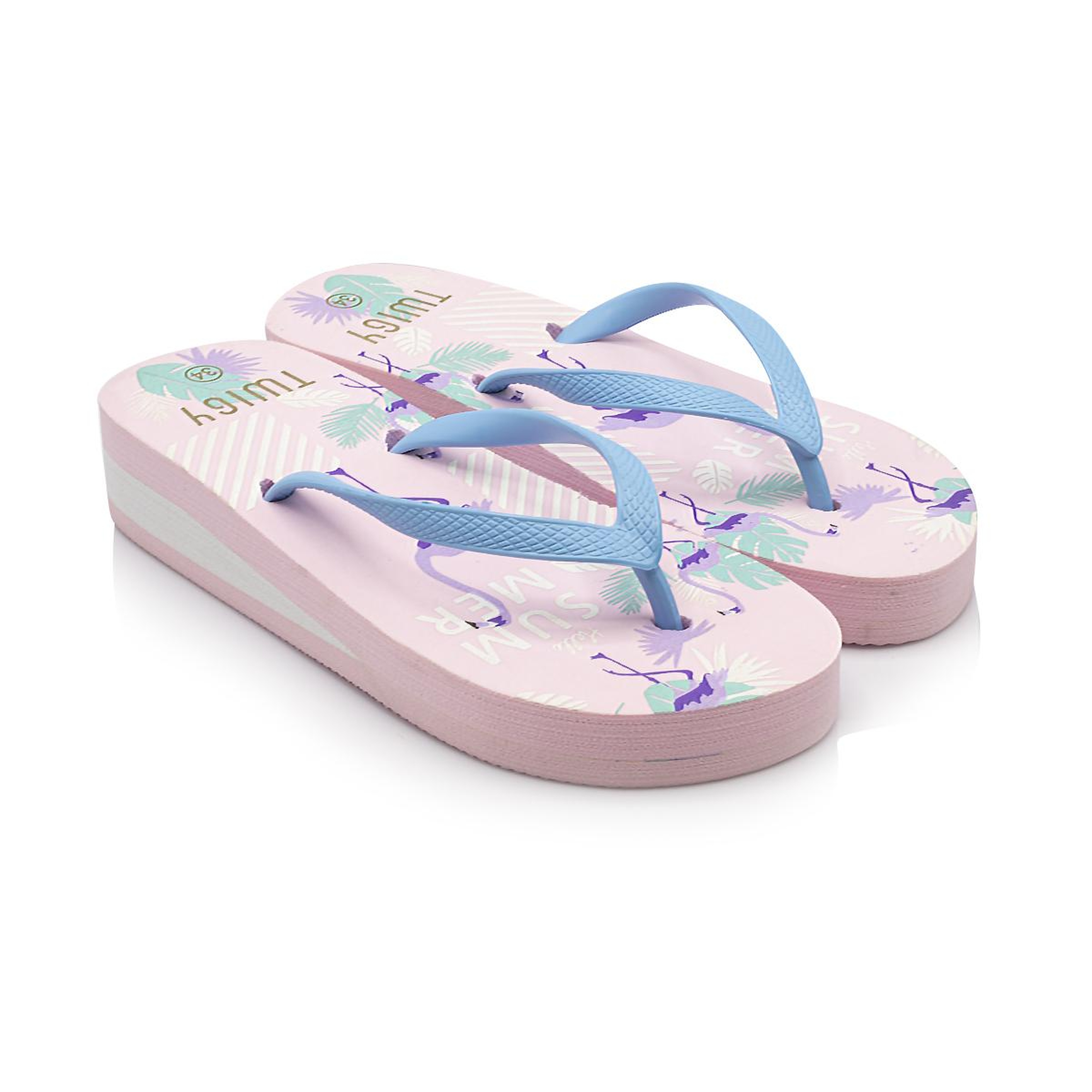 Haya Çocuk Parmak Arası Terlik Pembe 28/35