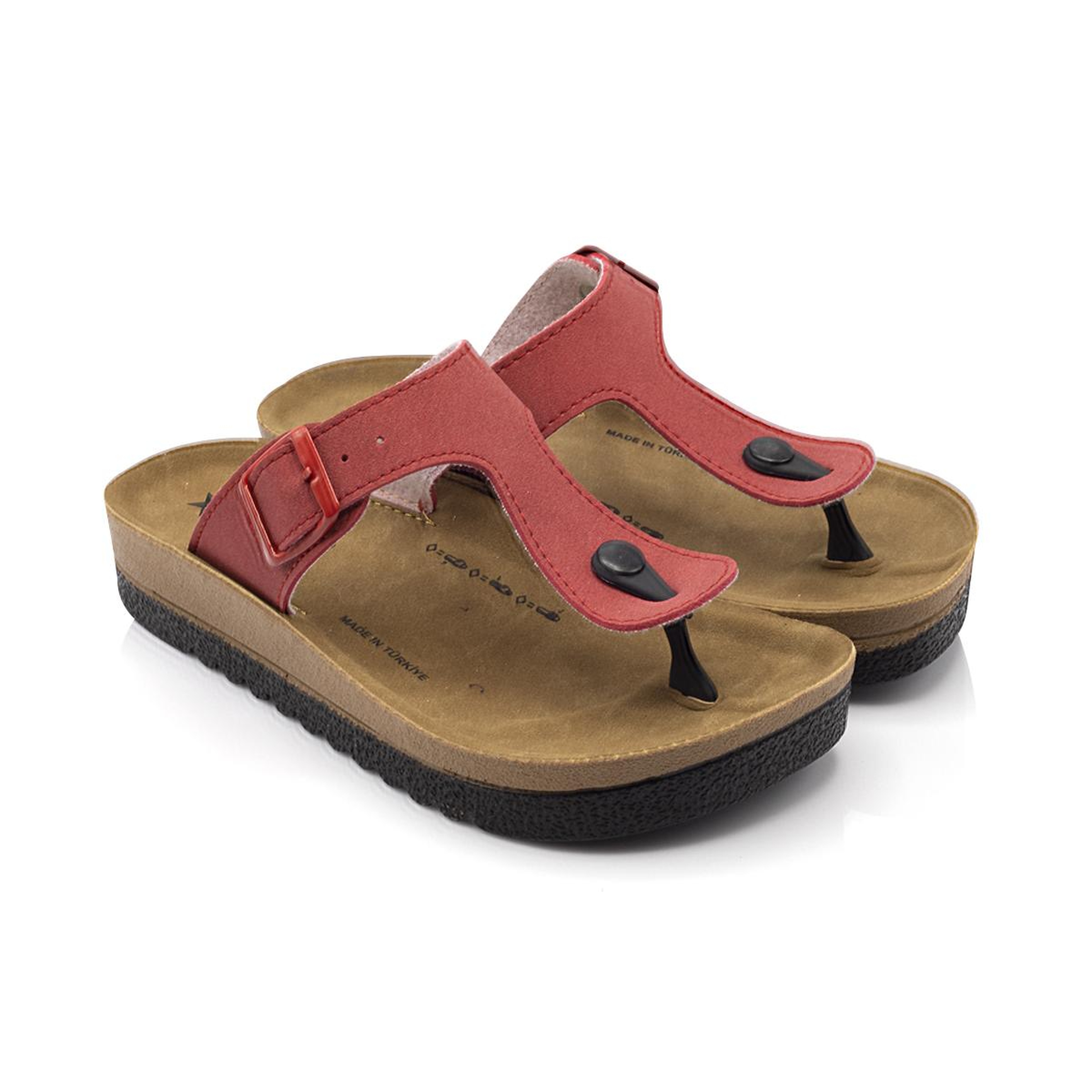 Aris Çocuk Parmak Arası Terlik Kırmızı 30/35