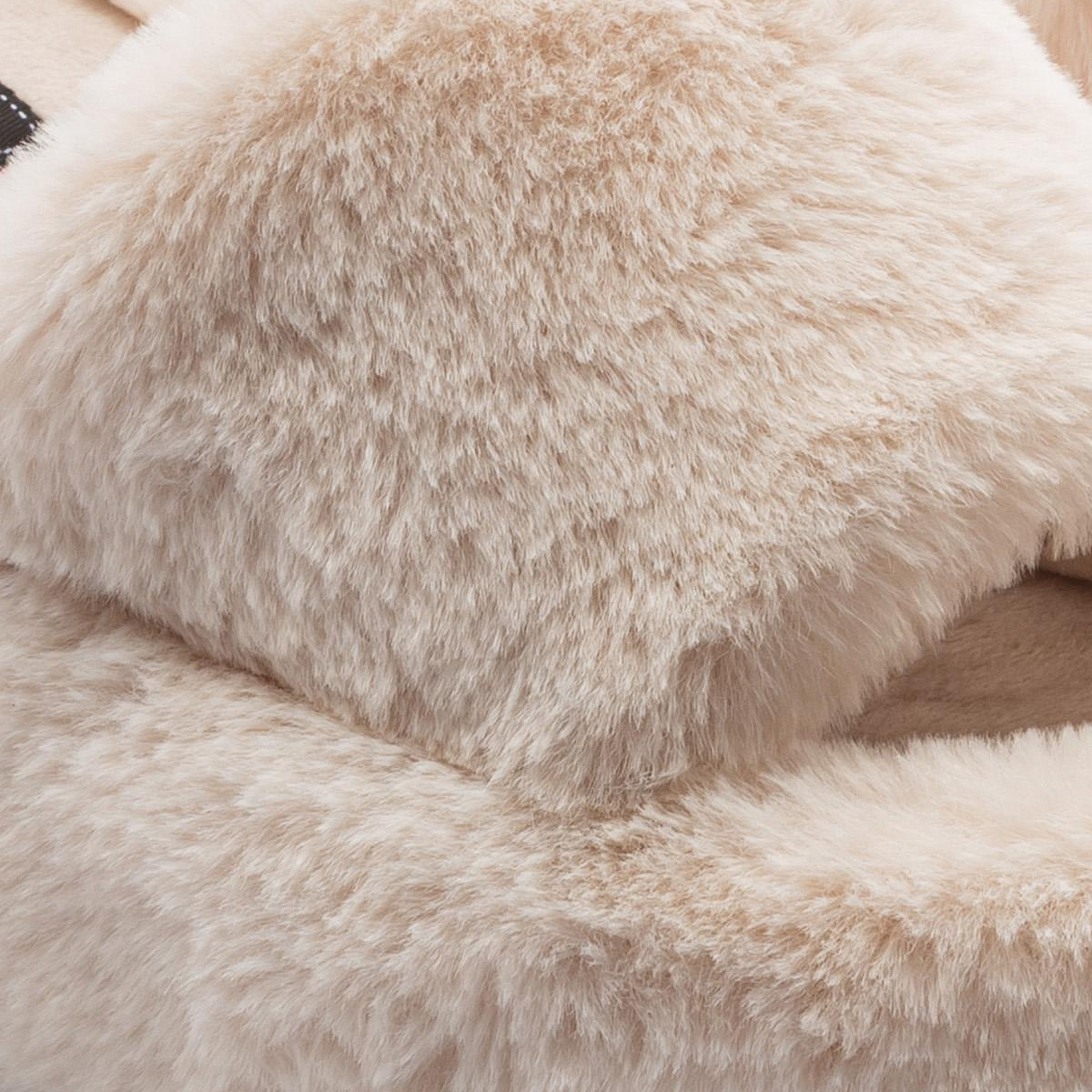 Lili Peluş Kadın Topuklu Ev Terliği Bej 36/40