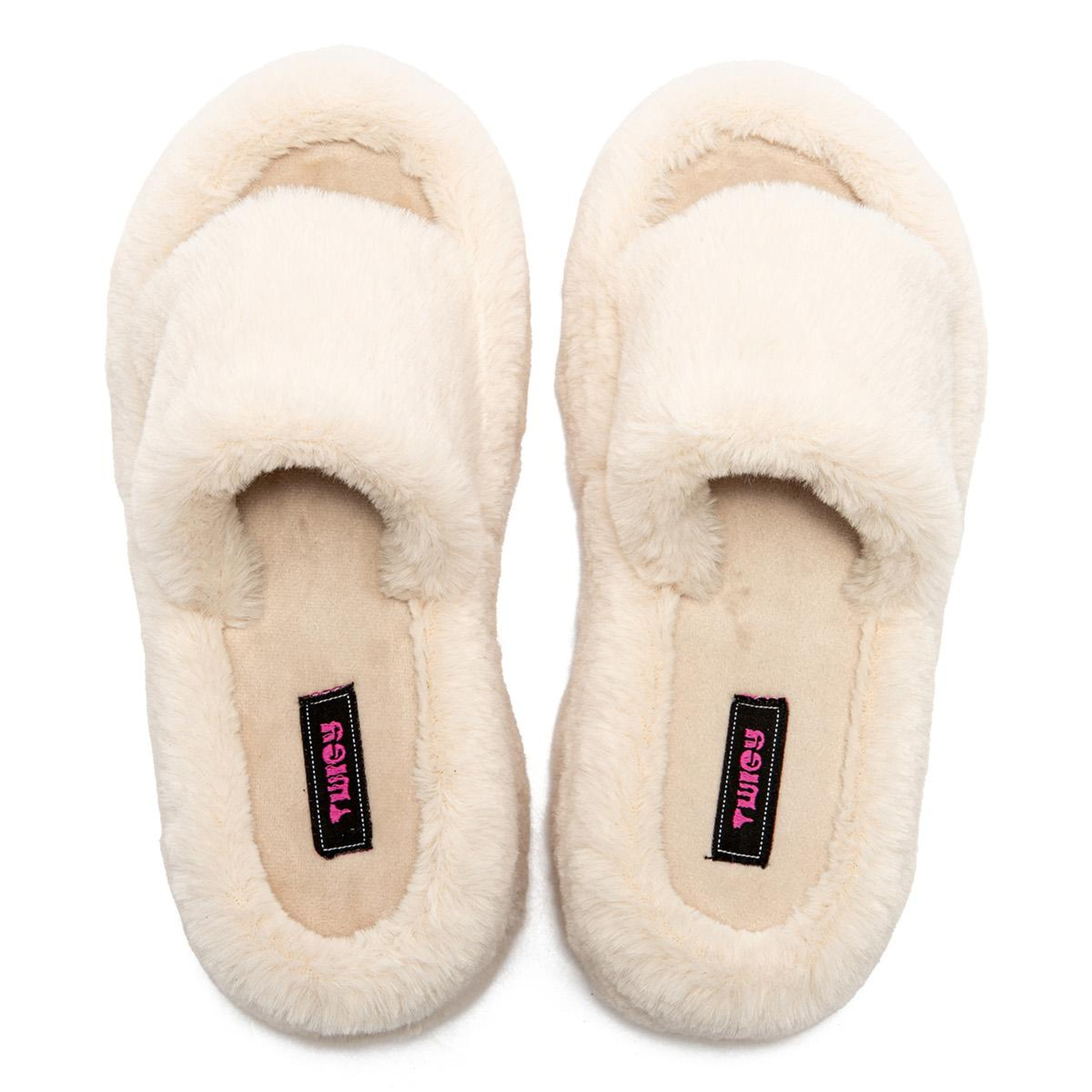 Lili Peluş Kadın Topuklu Ev Terliği Bej 36/40