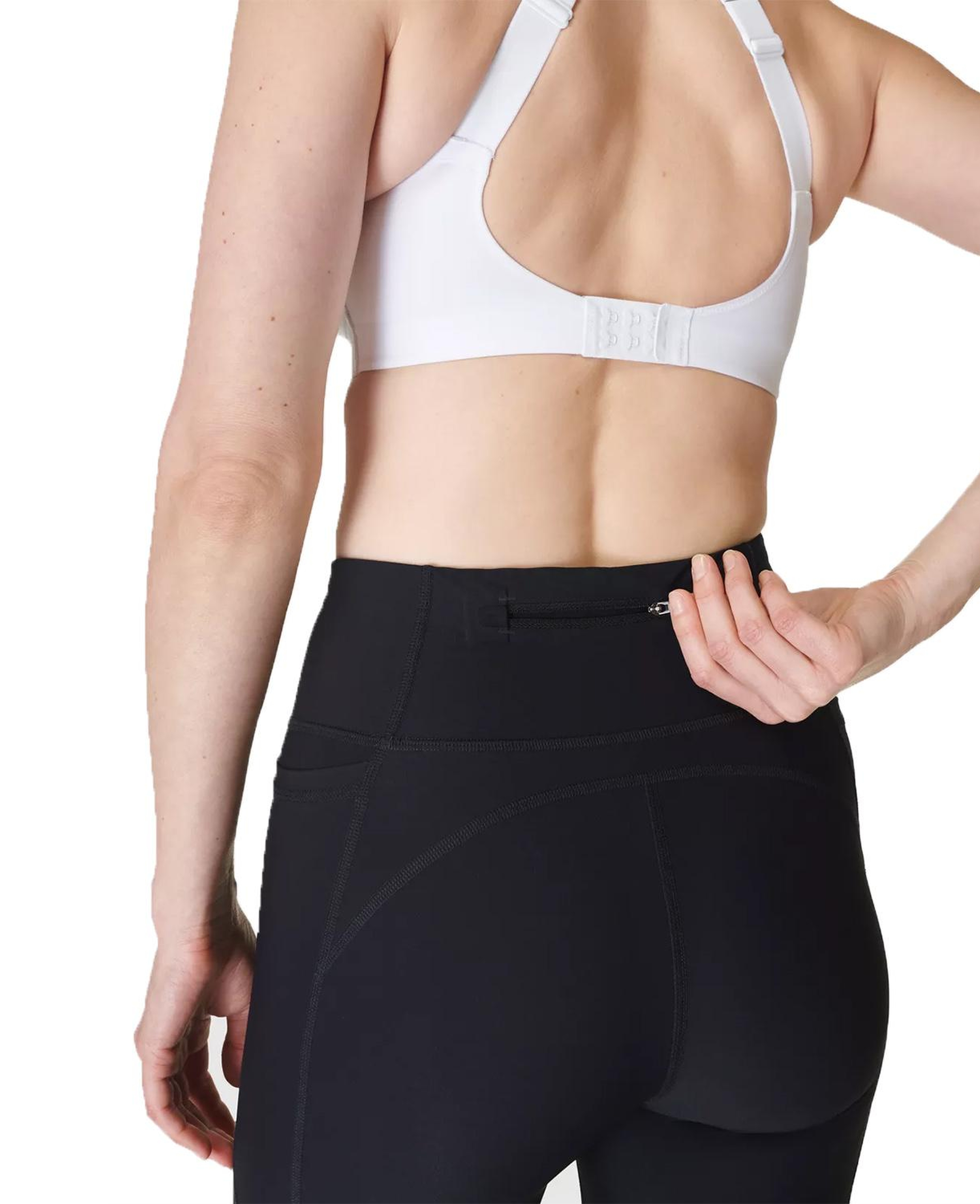 Sweaty Betty Zero Gravity 7/8 Illuminate Ru Kadın Siyah Koşu Taytı