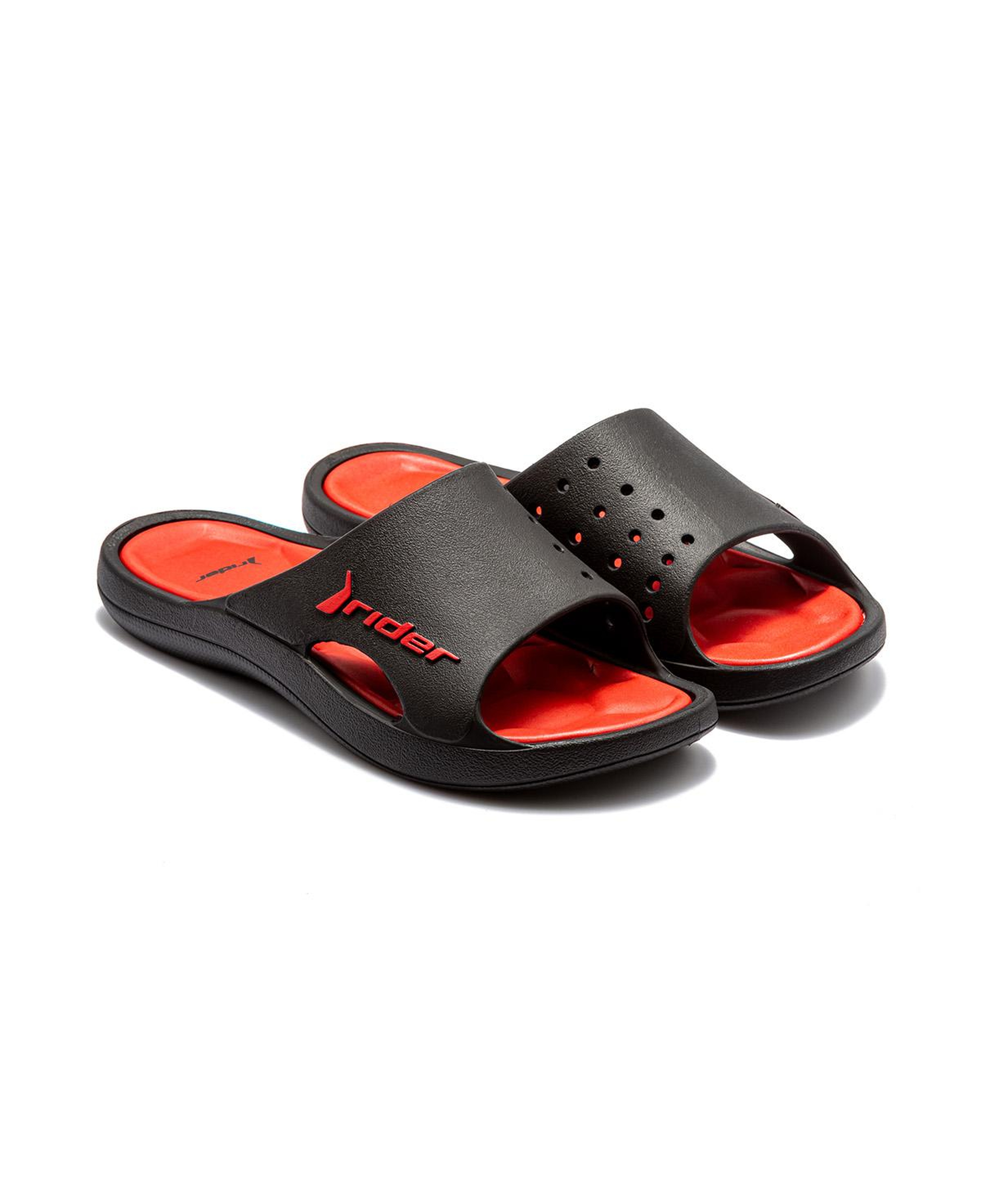 Bay Erkek Terlik Siyah-Kırmızı 39/46