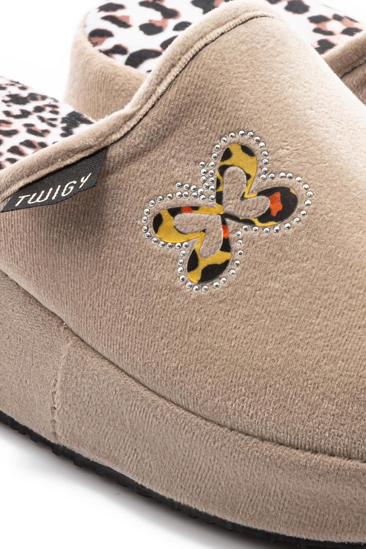 Kelebek Kadın Ev Terliği Bej 36/40