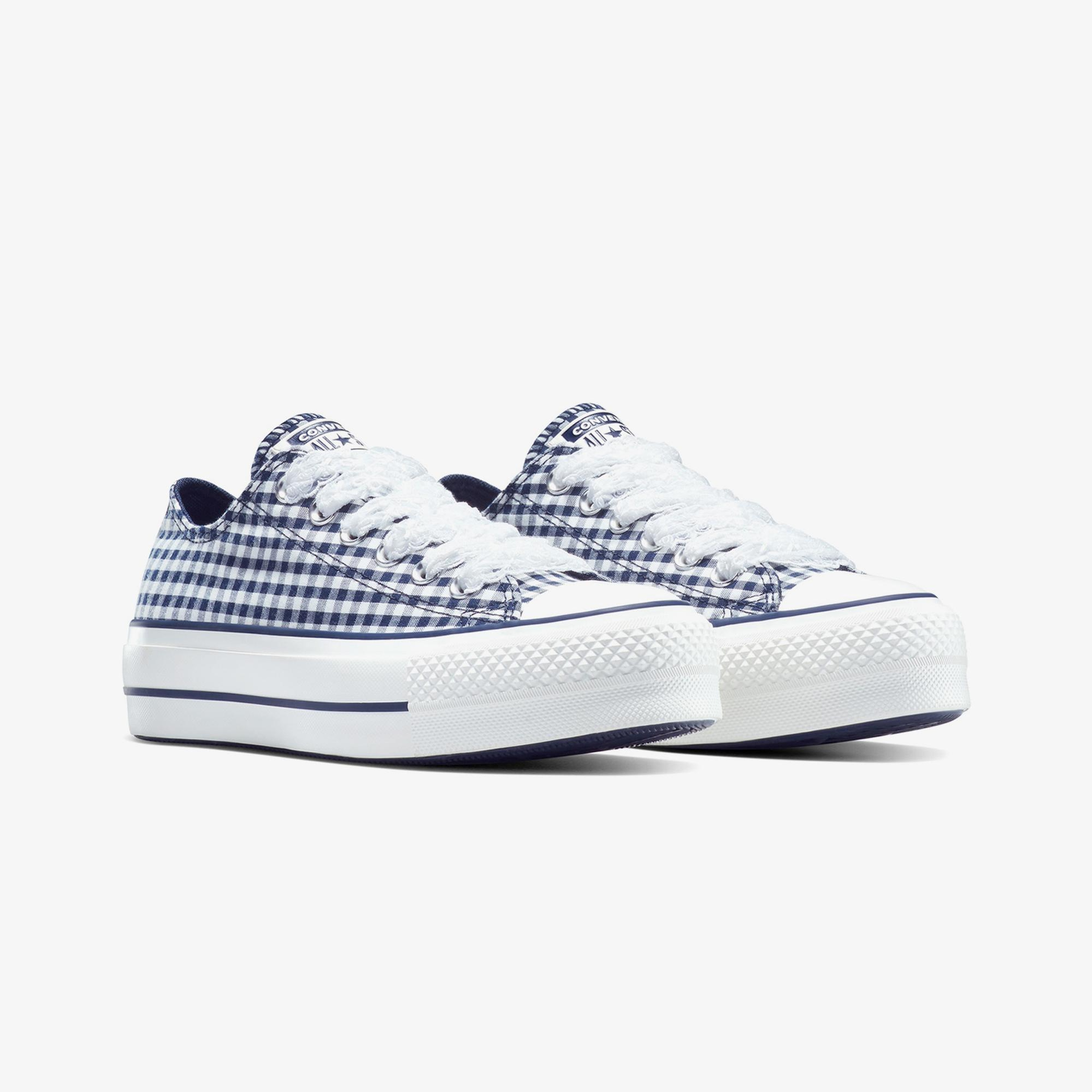 Converse Chuck Taylor All Star Lift Kadın Mavi Desenli Platform Sneaker