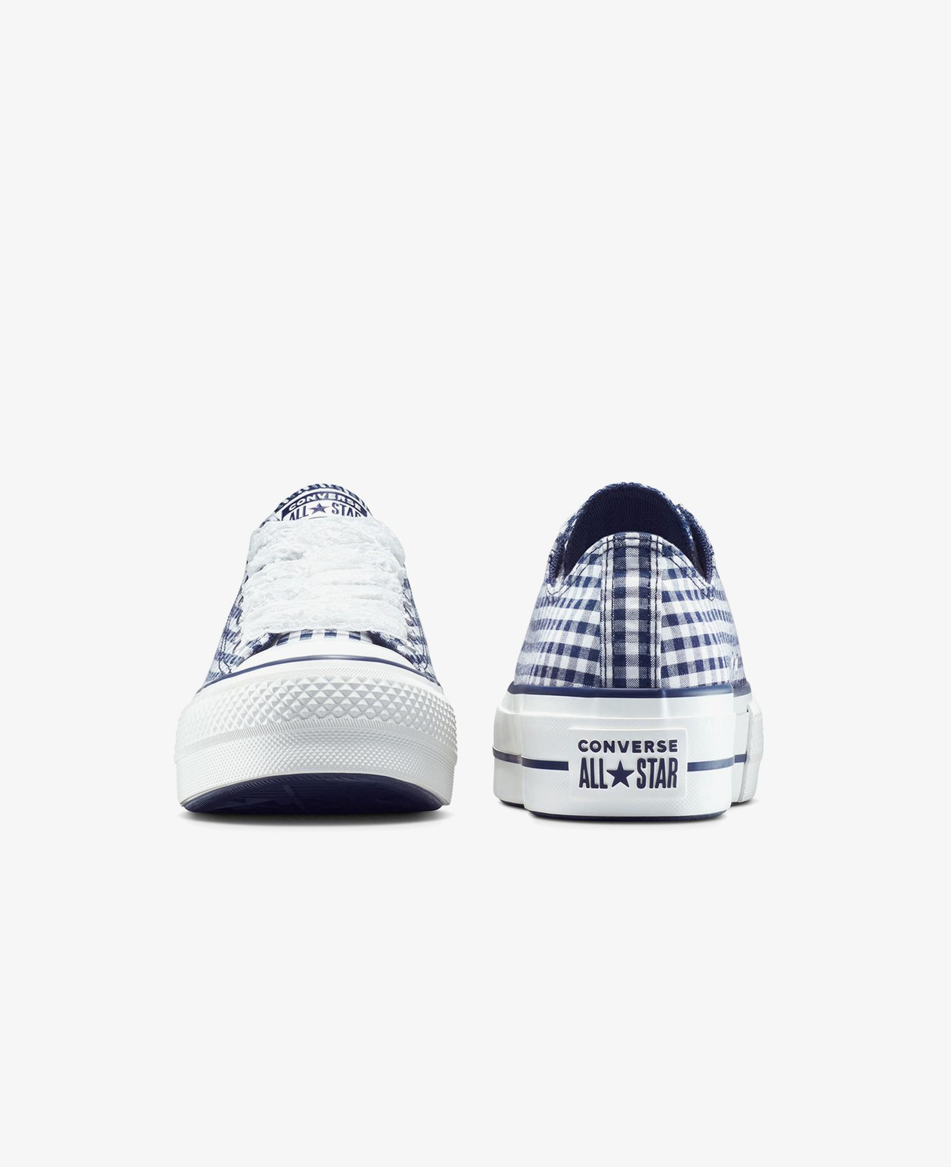Converse Chuck Taylor All Star Lift Kadın Mavi Desenli Platform Sneaker