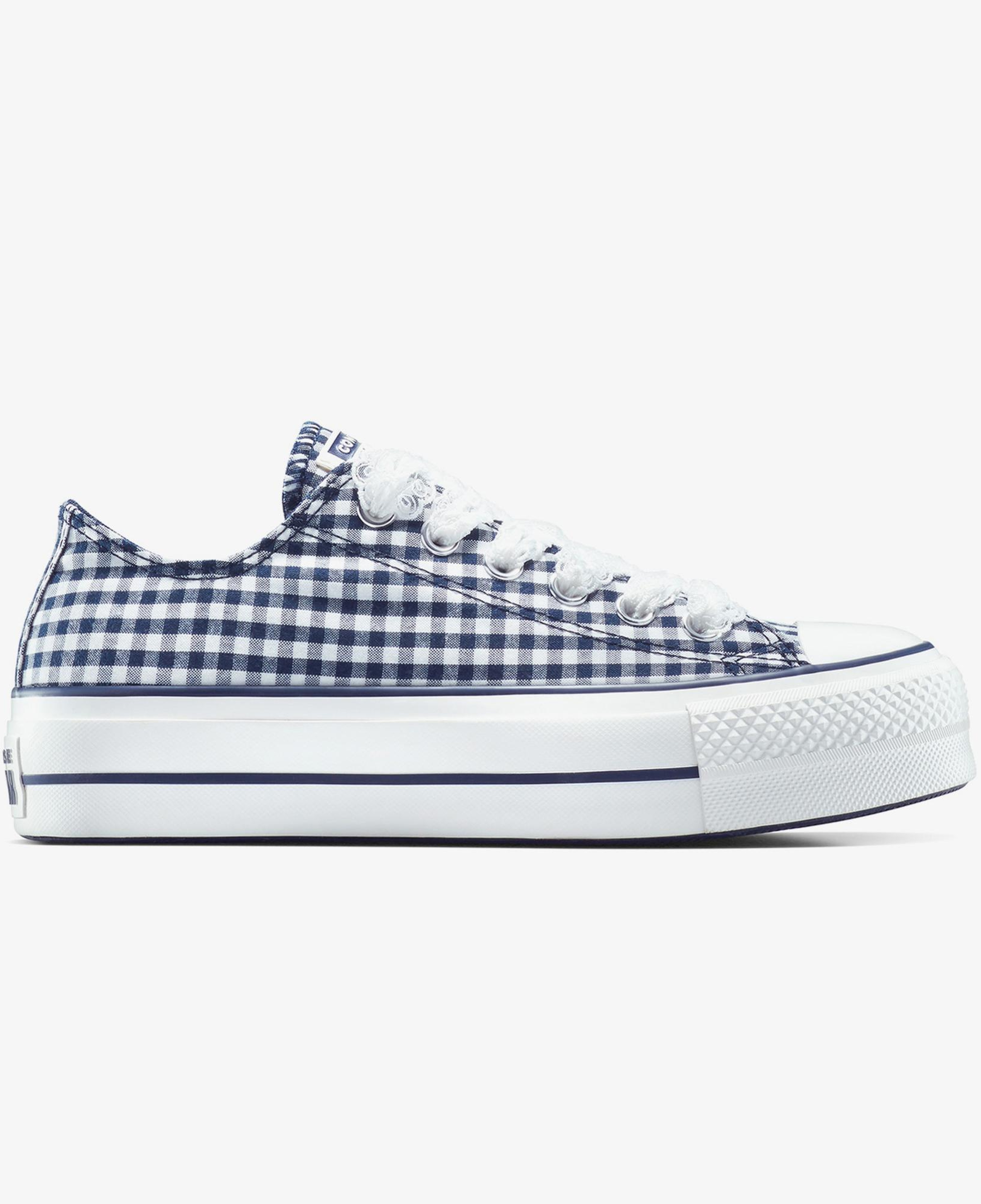 Converse Chuck Taylor All Star Lift Kadın Mavi Desenli Platform Sneaker
