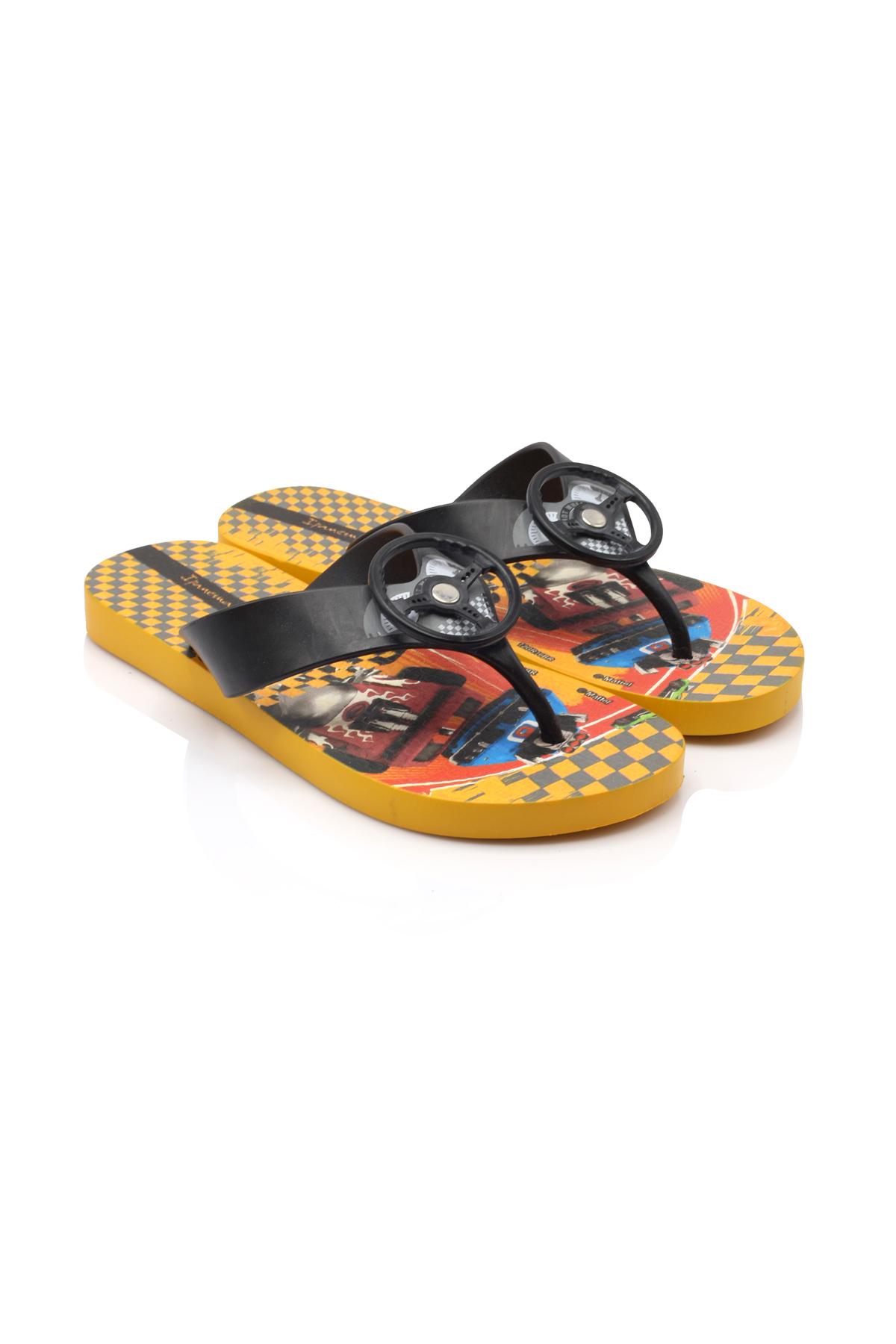 Hot Wheels Çocuk Parmak Arası Terlik Sarı 25/34