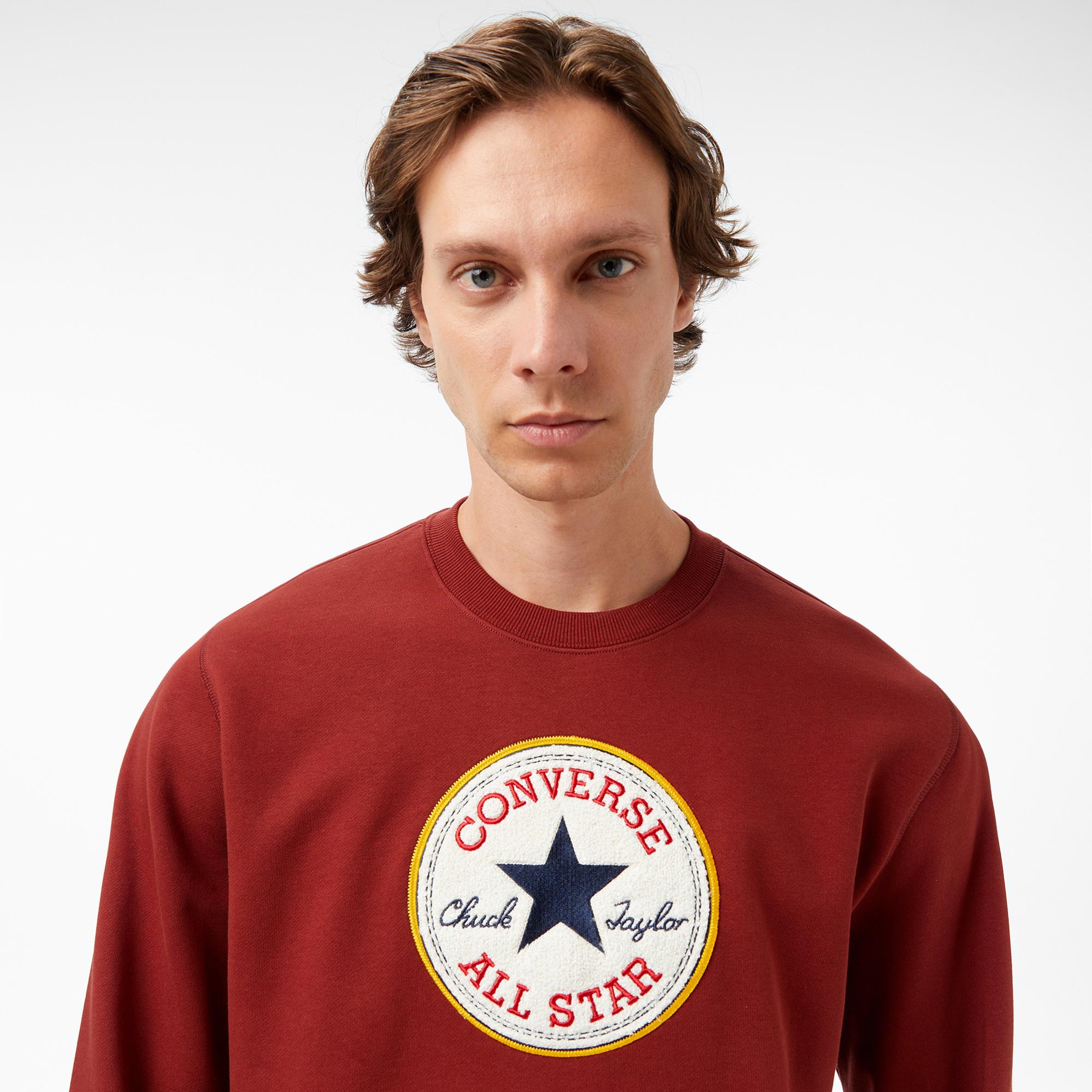 Converse Erkek Bordo Sweatshirt