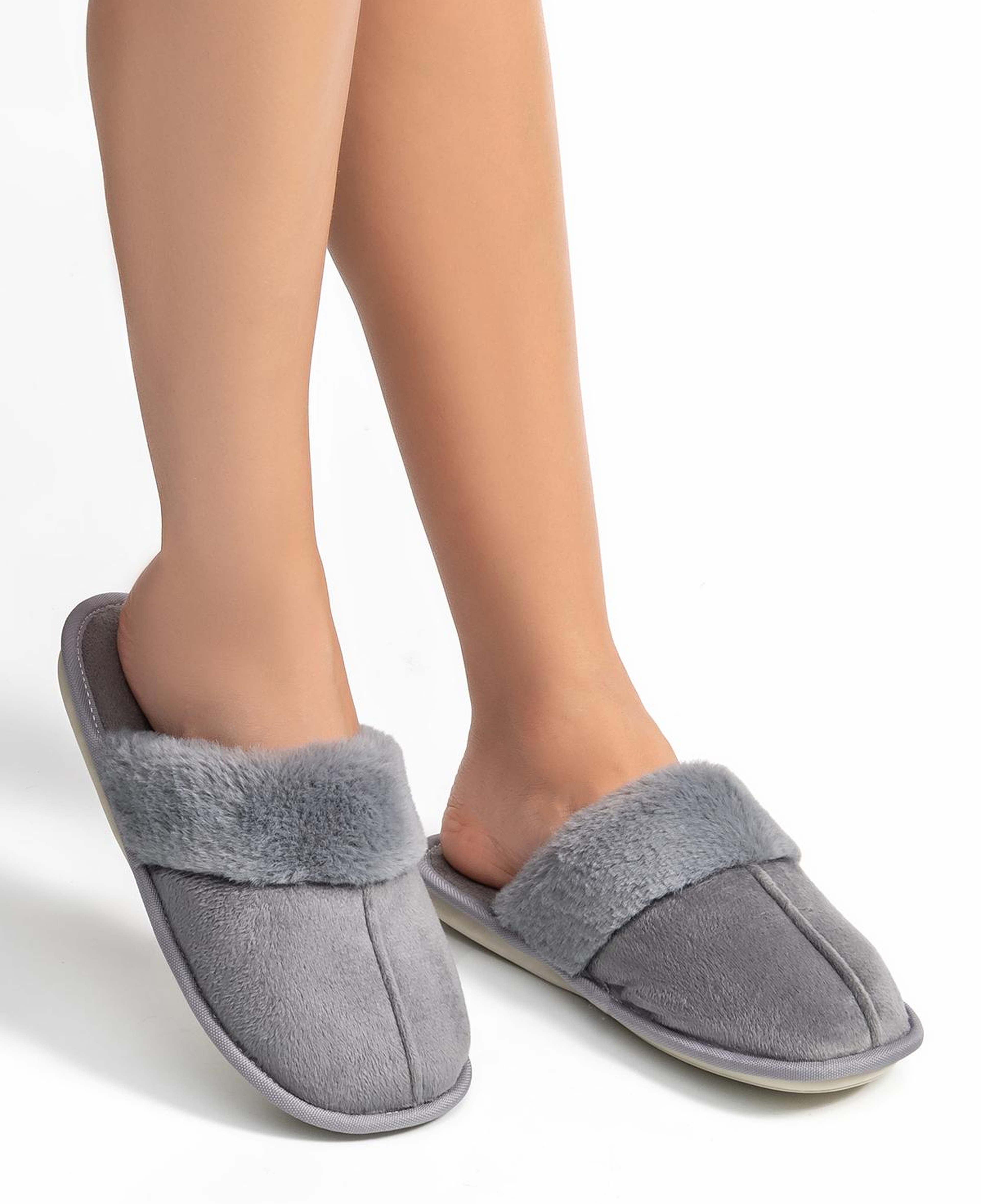 Ella Kadın Ev Terliği Gri 37/41