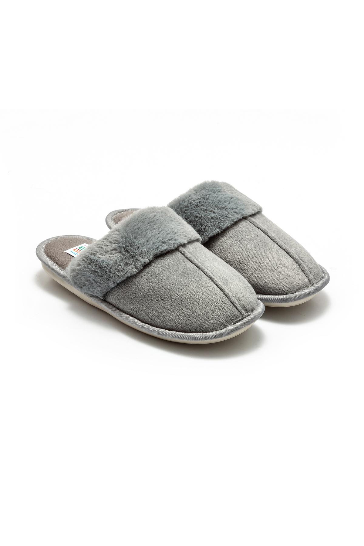 Ella Kadın Ev Terliği Gri 37/41