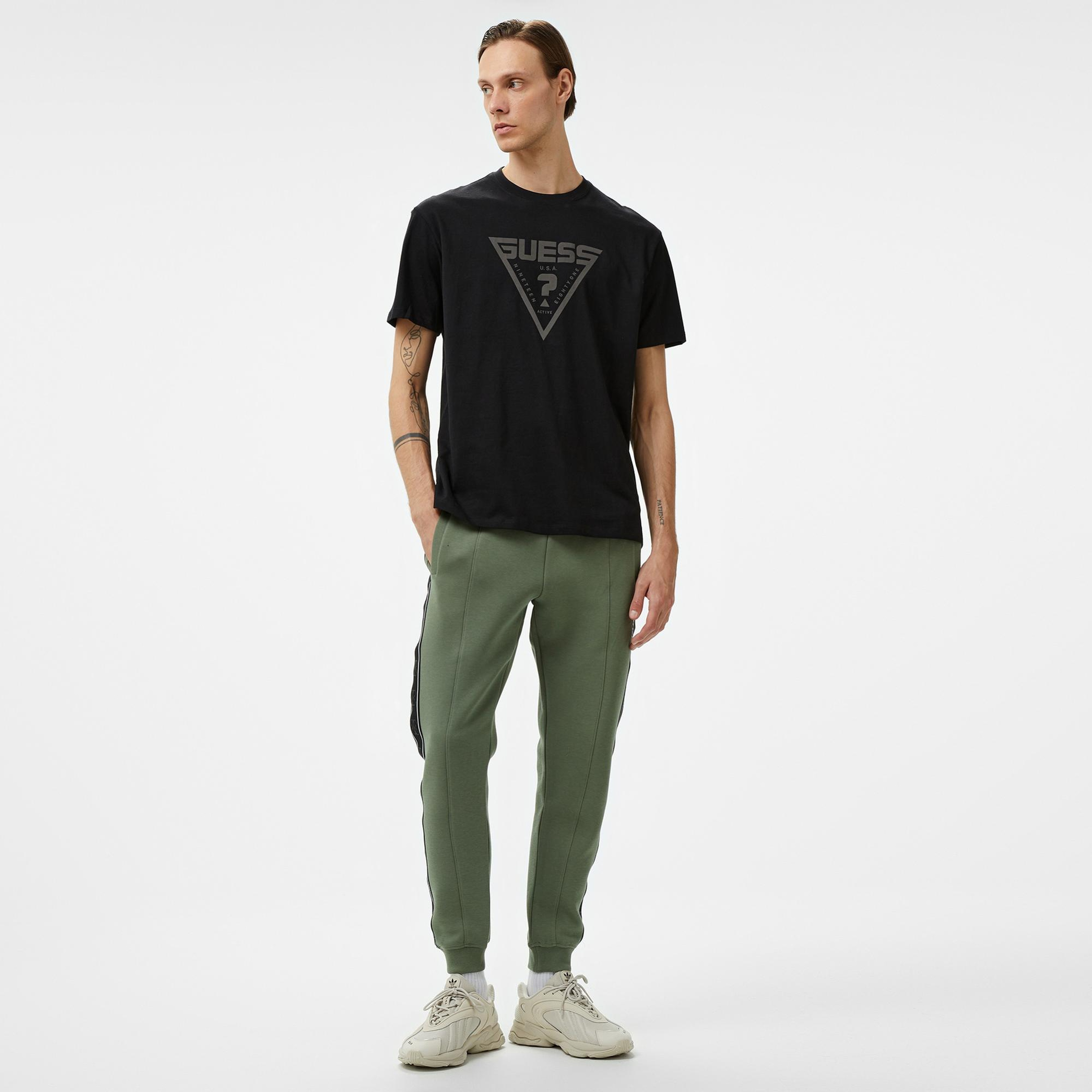 Guess Azha Erkek Siyah T-Shirt