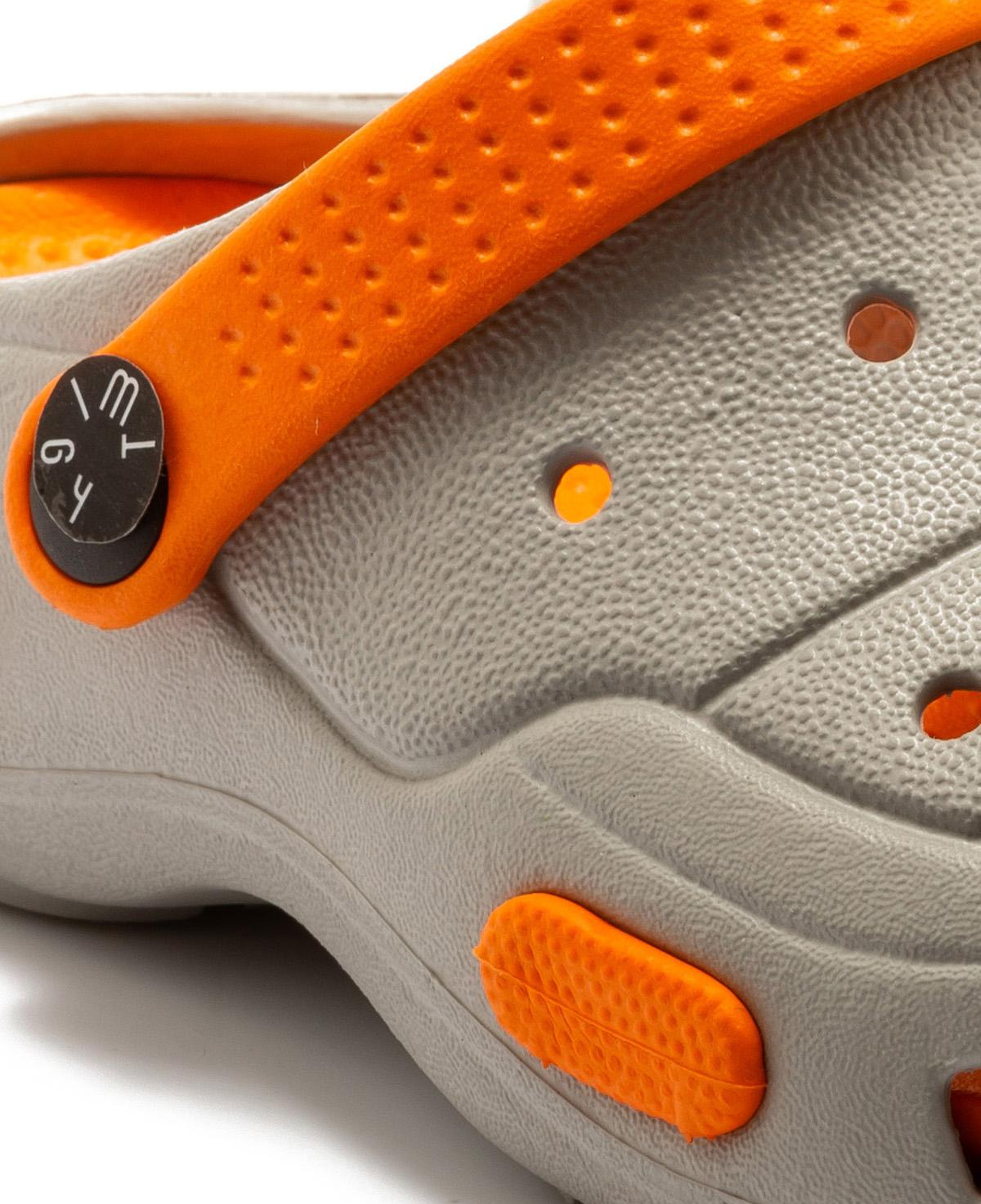 Juli Çocuk Sabo Terlik Gri Turuncu 30/35