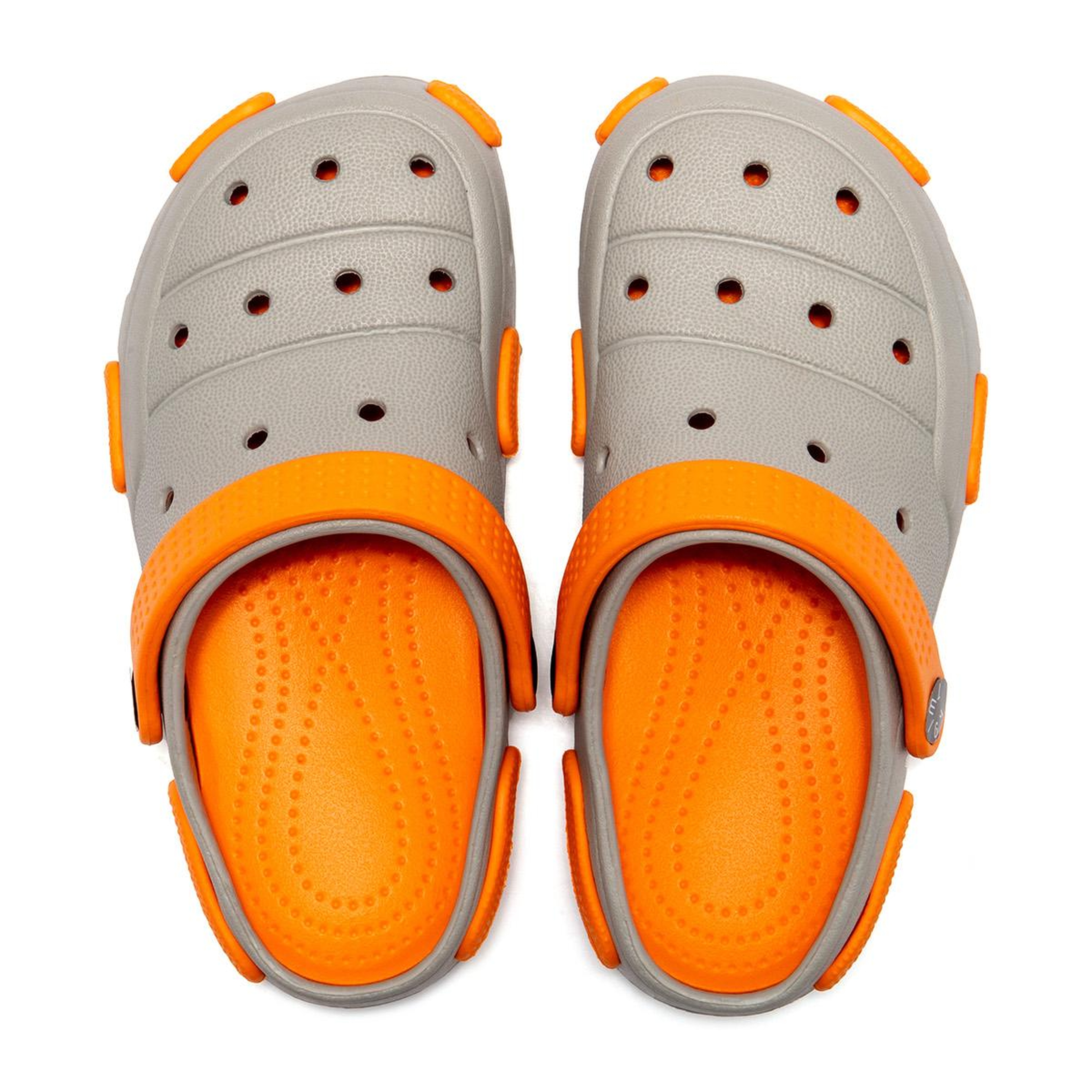 Juli Çocuk Sabo Terlik Gri Turuncu 30/35