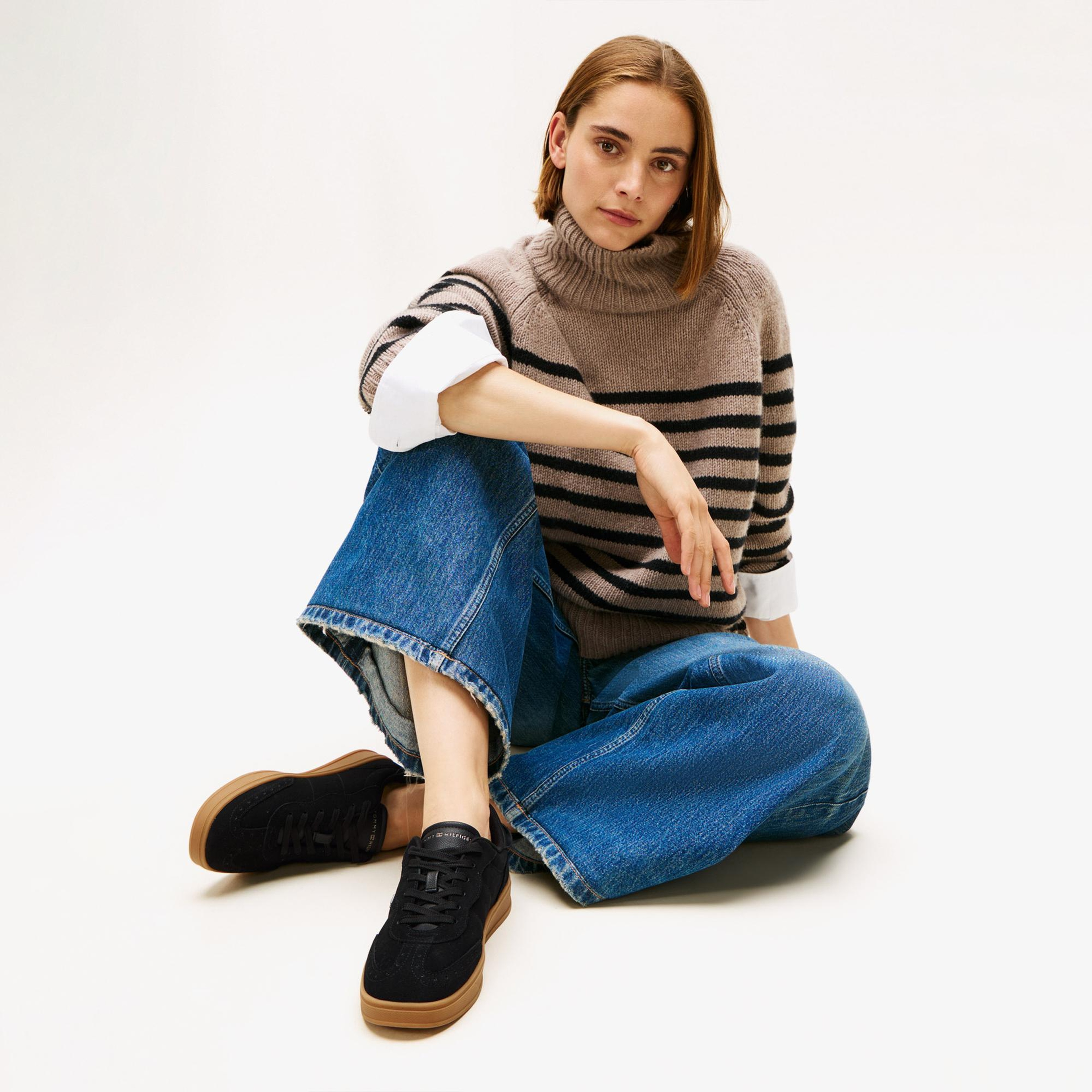 Tommy Hilfiger Heritage Kadın Siyah Sneaker