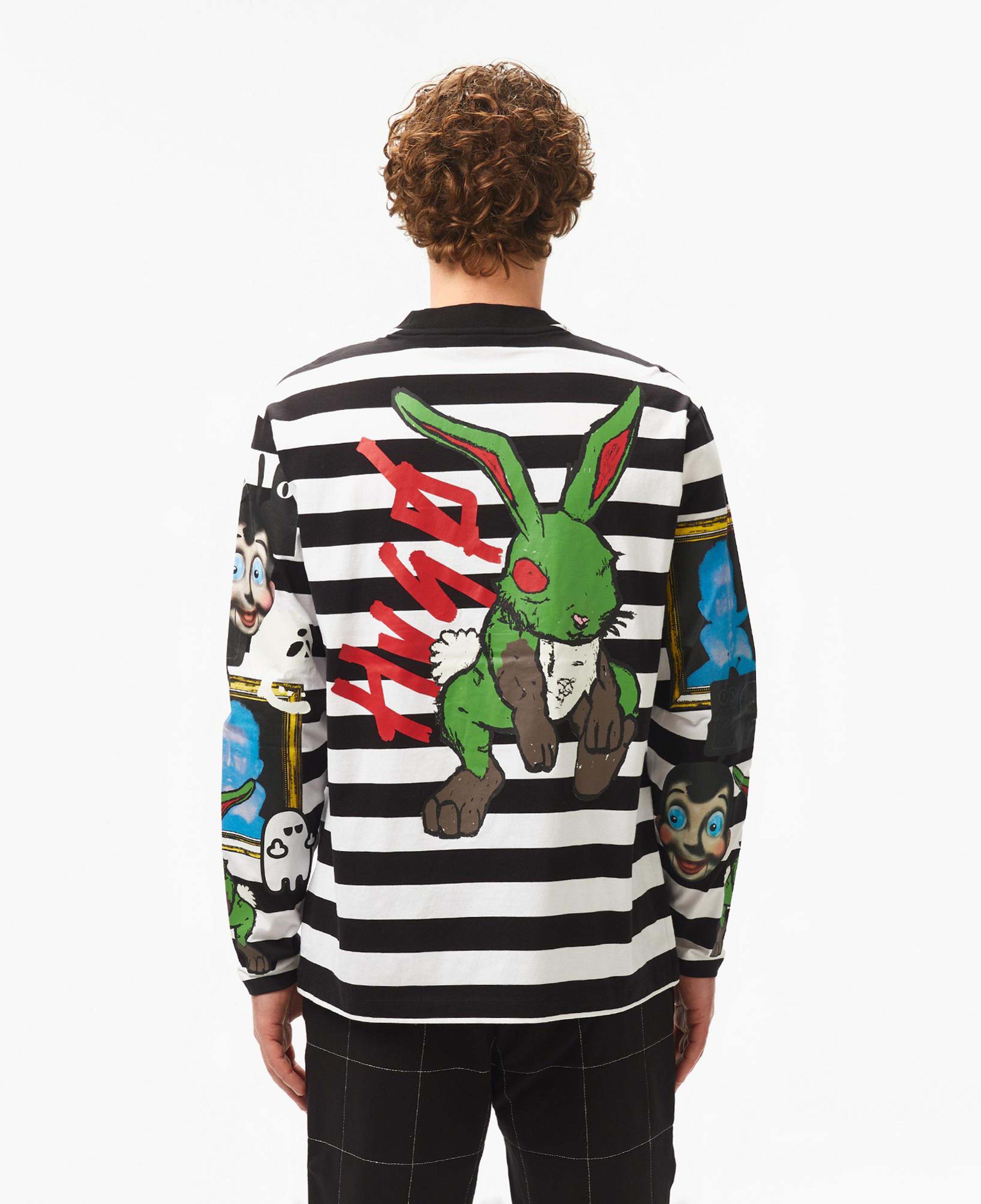 Hugo Dirabbilon stripe Erkek Renkli T-Shirt