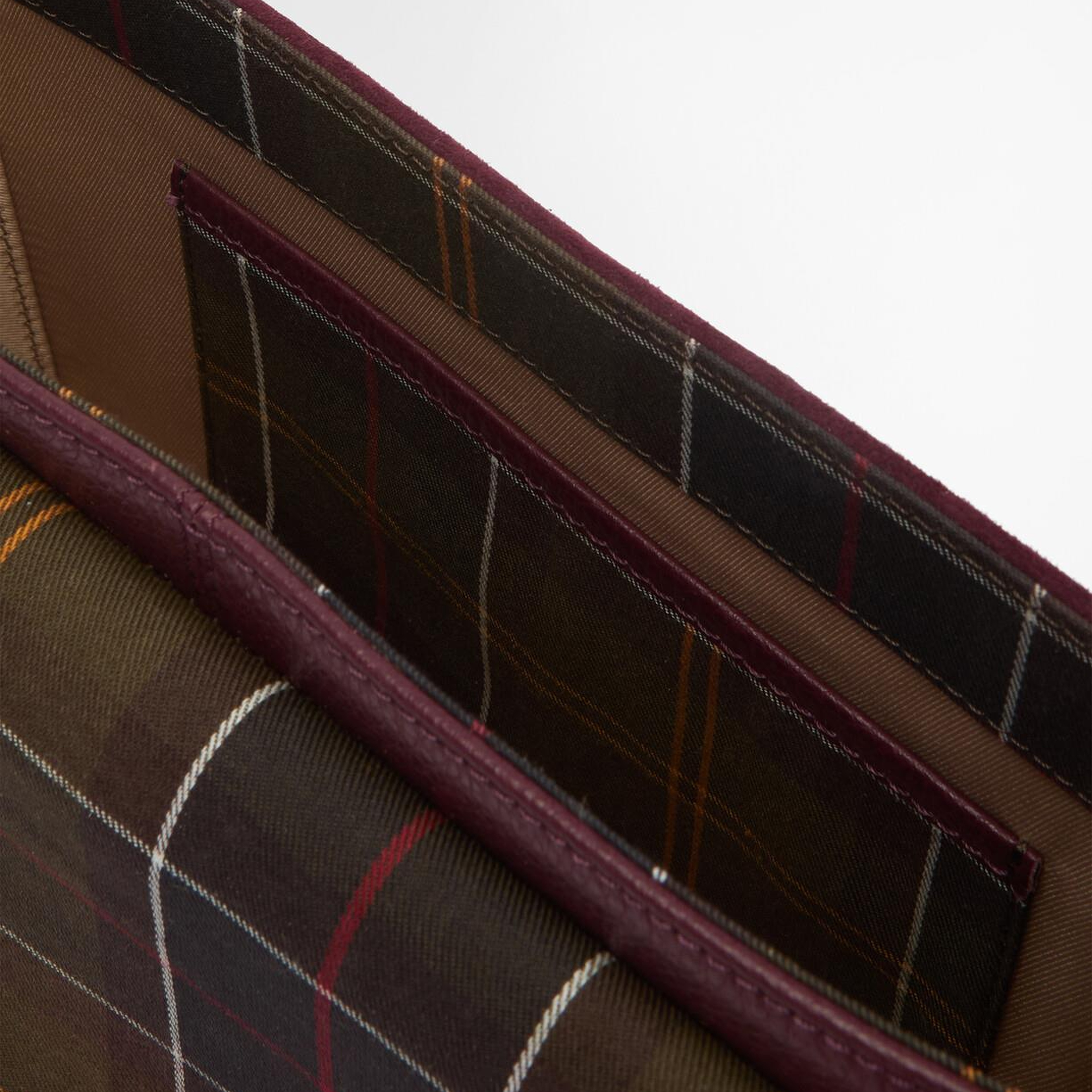 Barbour Rosa Suede & Leather Çapraz Çanta