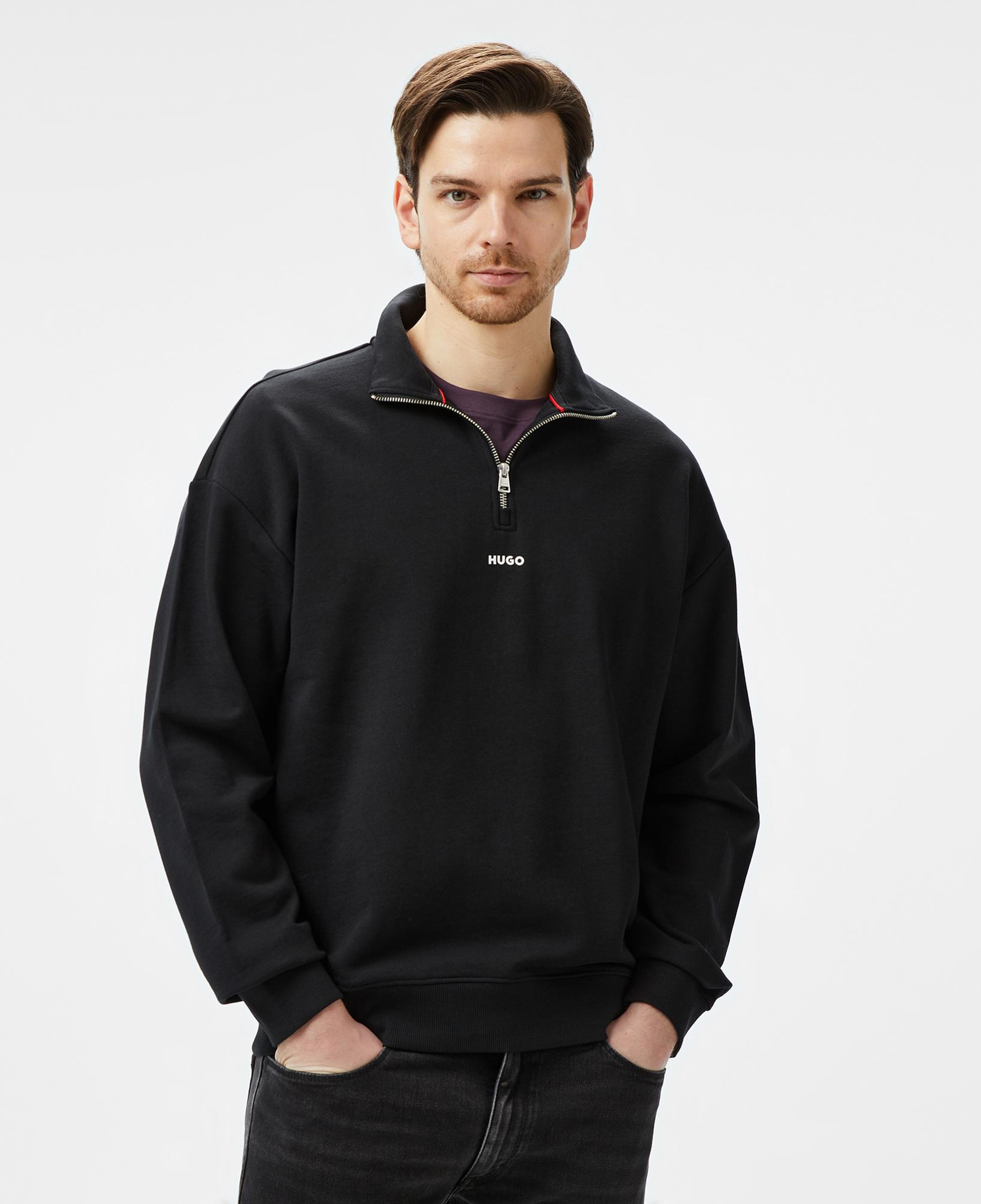 Hugo Erkek Siyah Sweatshirt