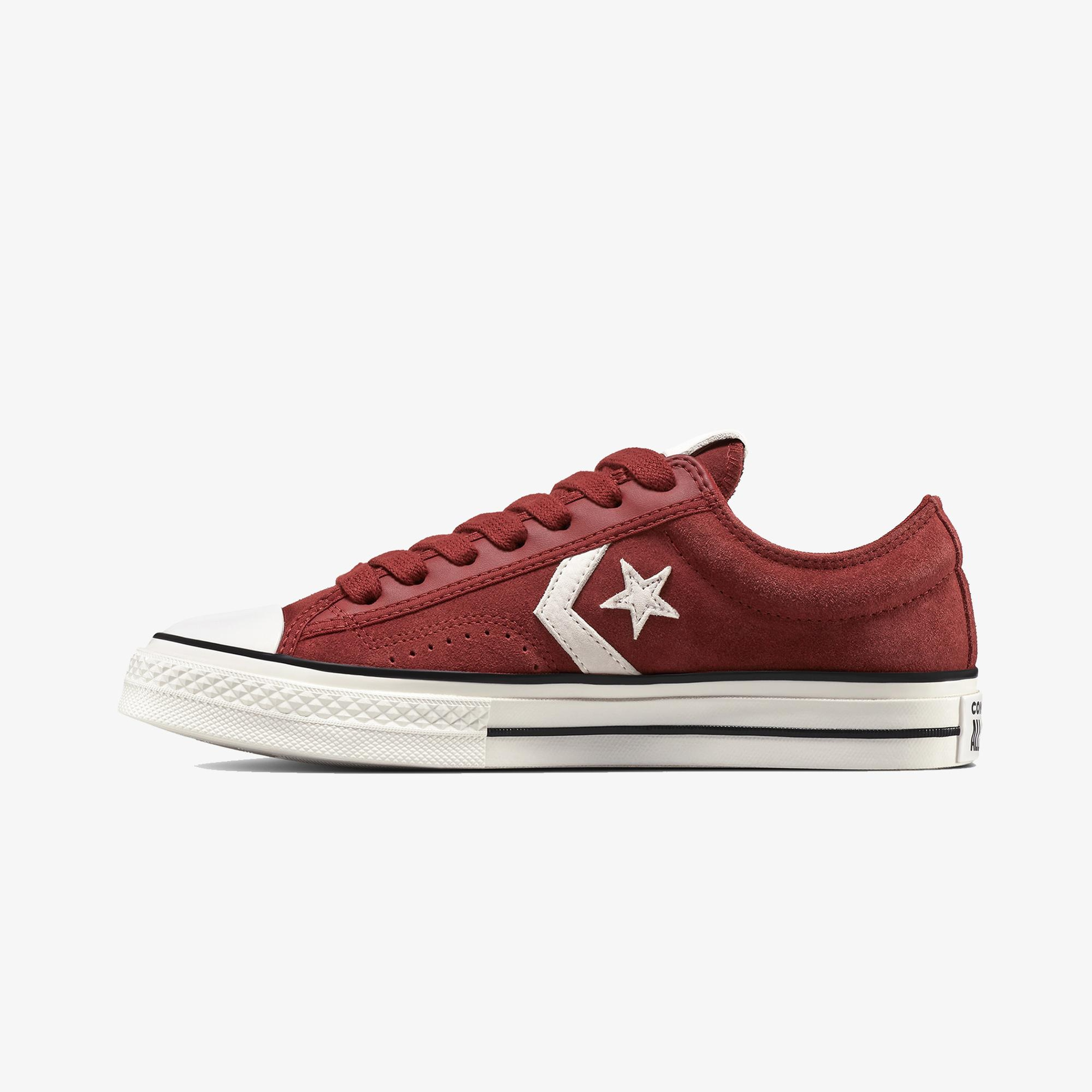 Converse Star Player 76 Suede Unisex Bordo Sneaker