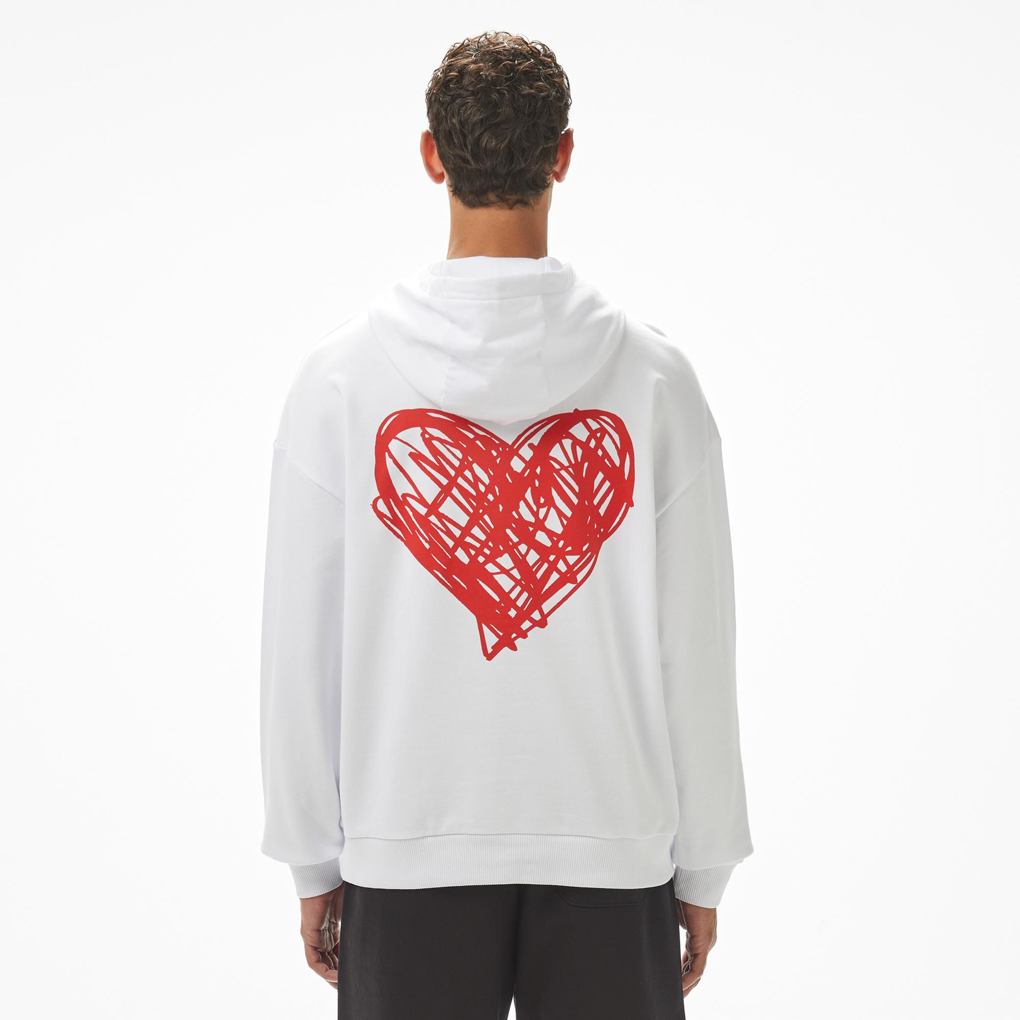 Hugo Dewgili Erkek Beyaz Sweatshirt