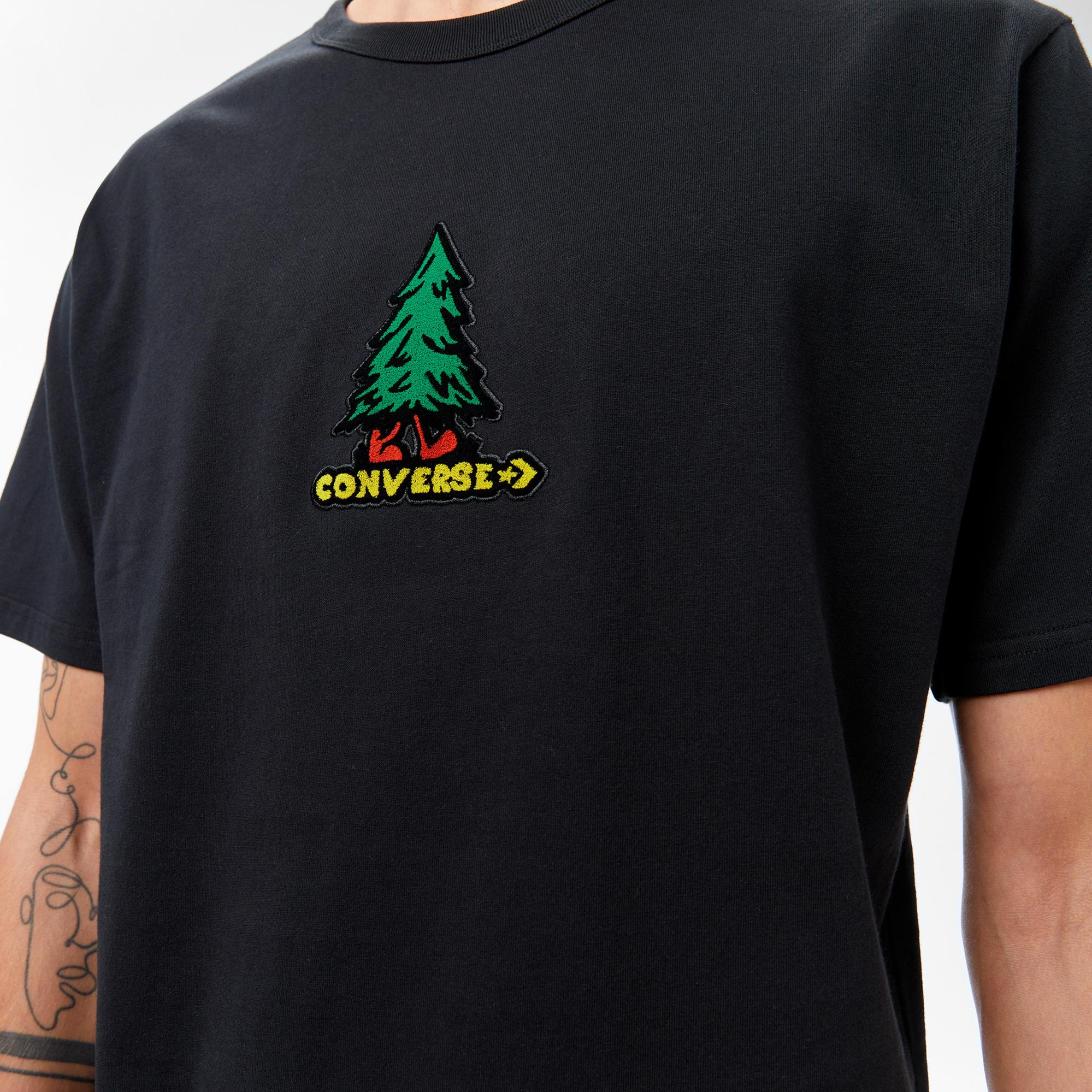 Converse Erkek Siyah T-Shirt