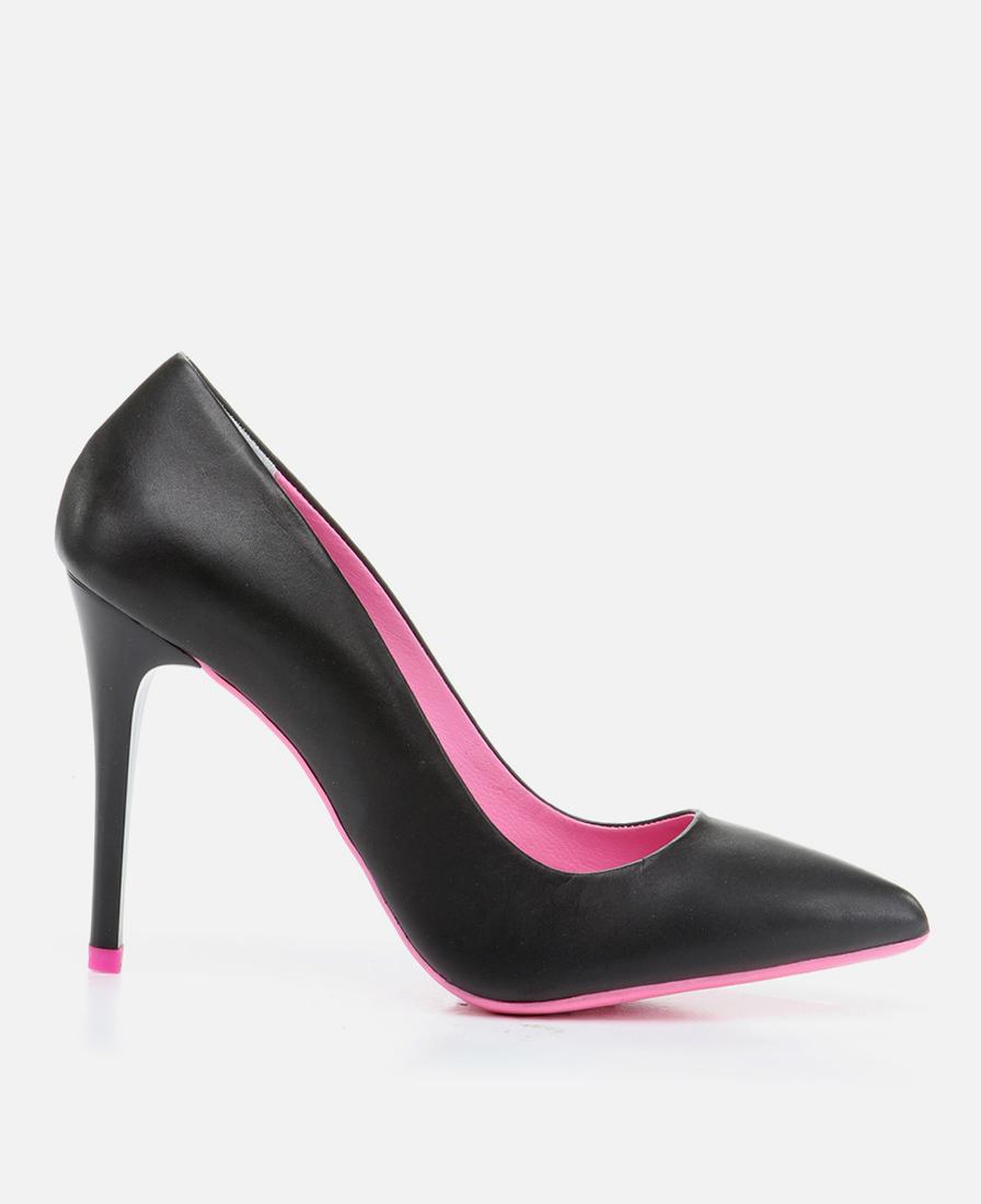 Kadın Deri Siyah Stiletto
