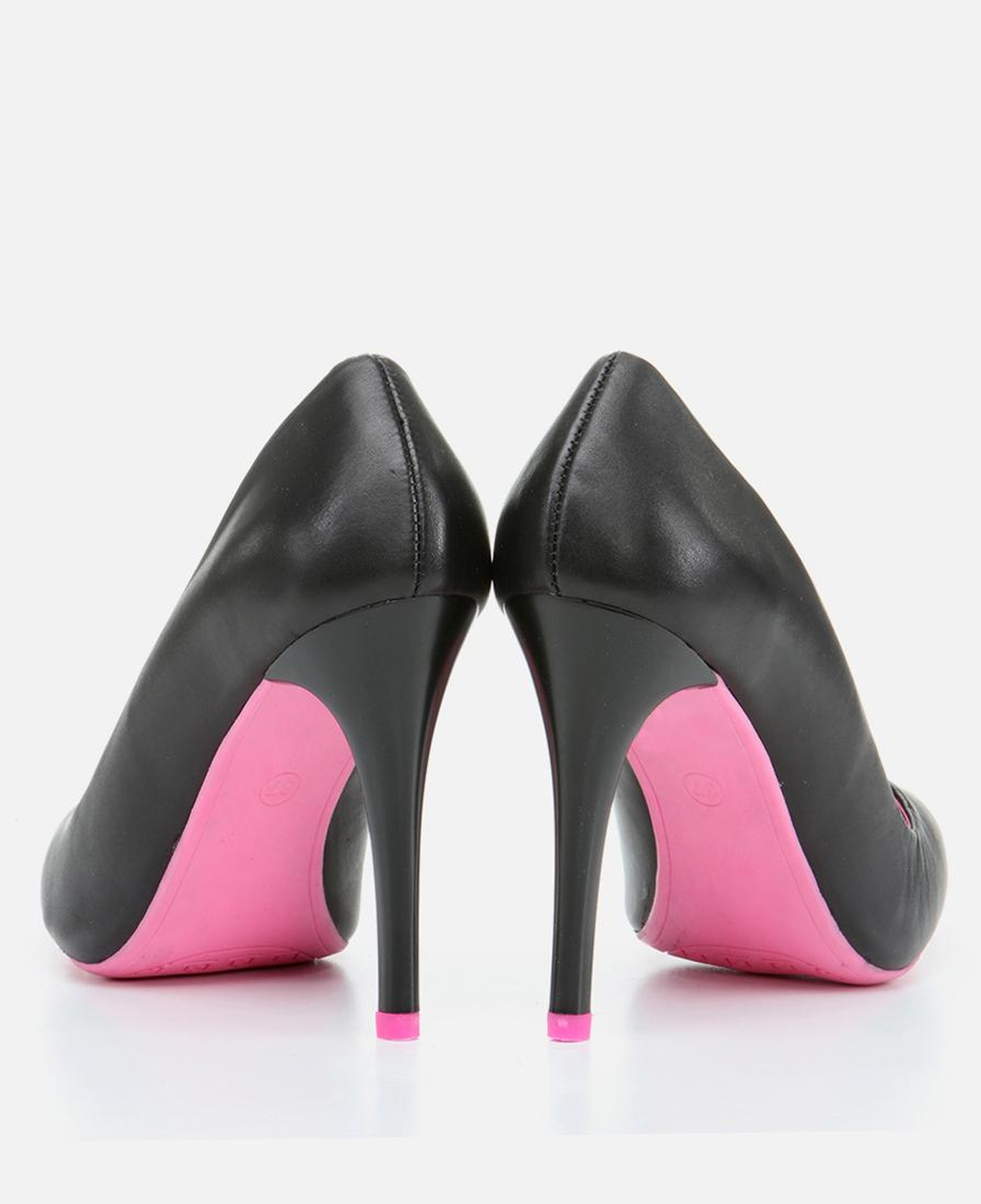 Kadın Deri Siyah Stiletto