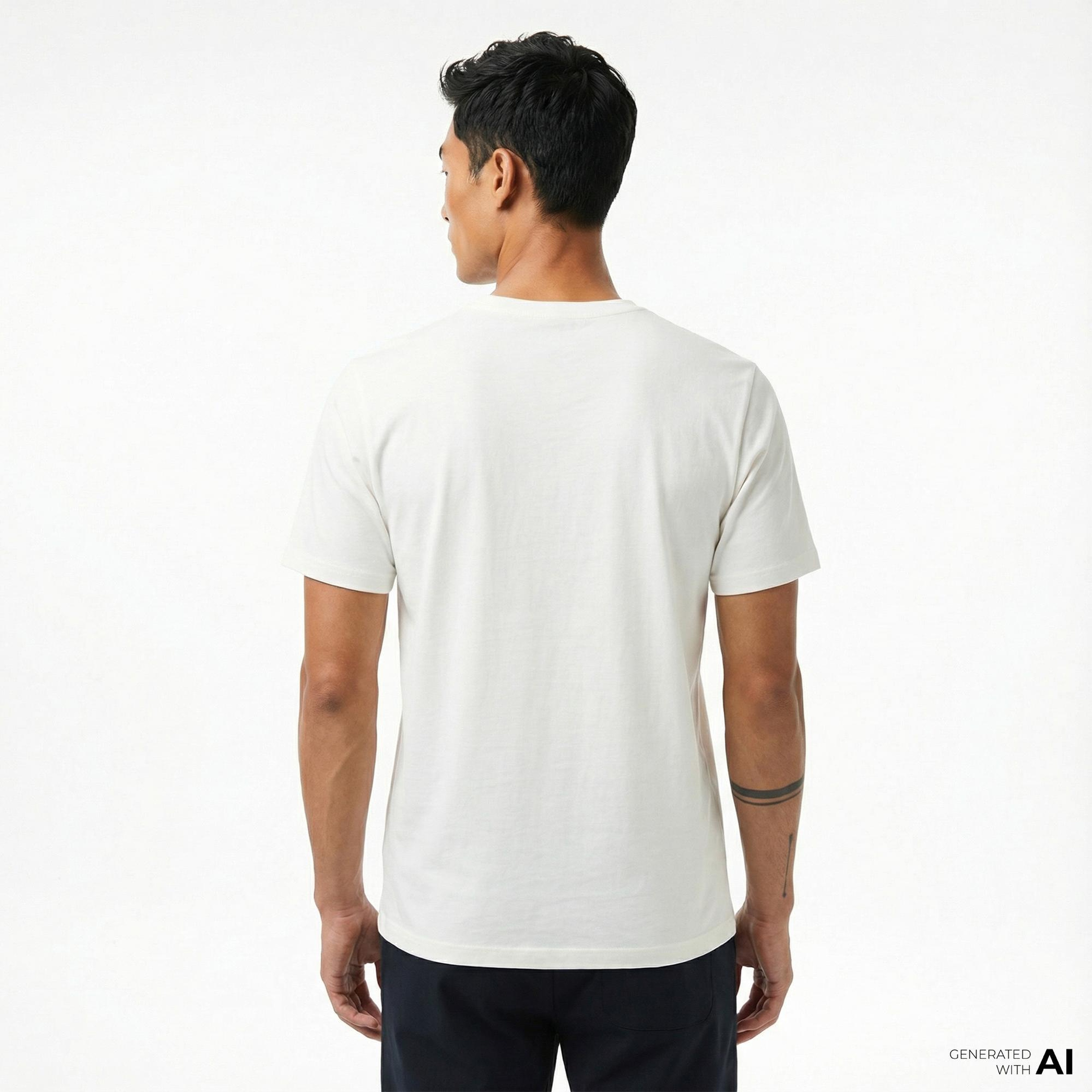 Converse Erkek Krem T-Shirt