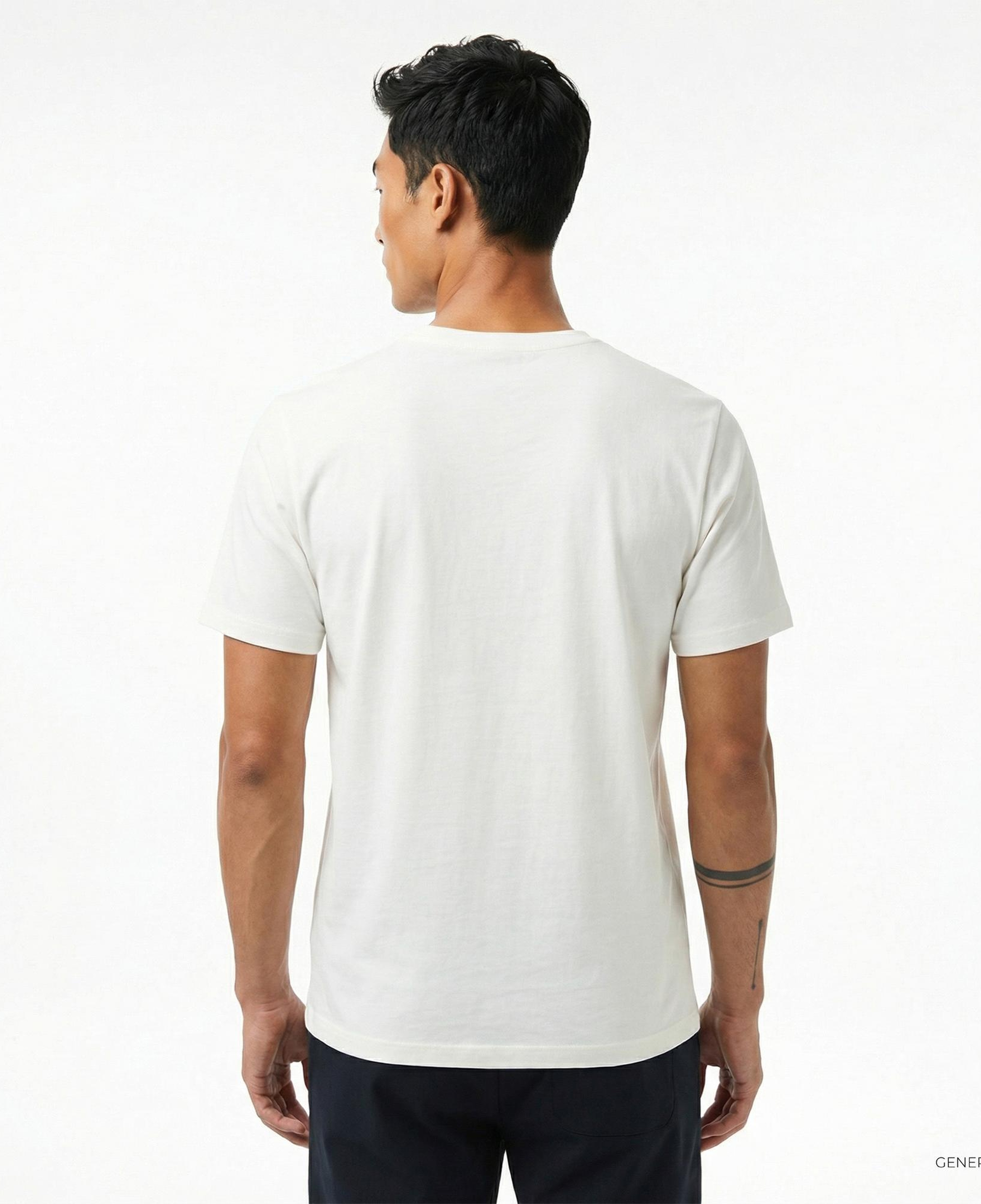 Converse Erkek Krem T-Shirt