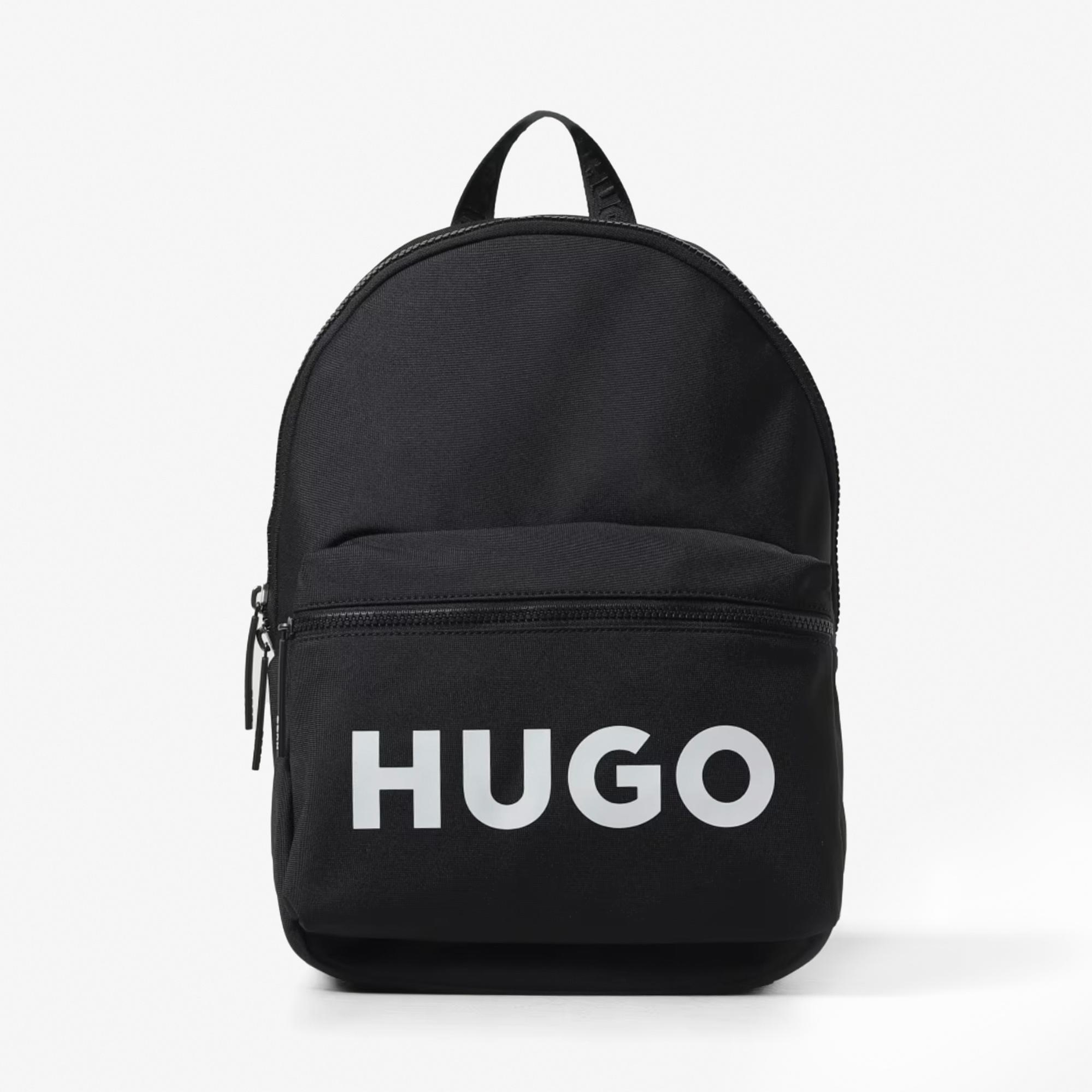 Hugo Erkek Siyah Sırt Çantası