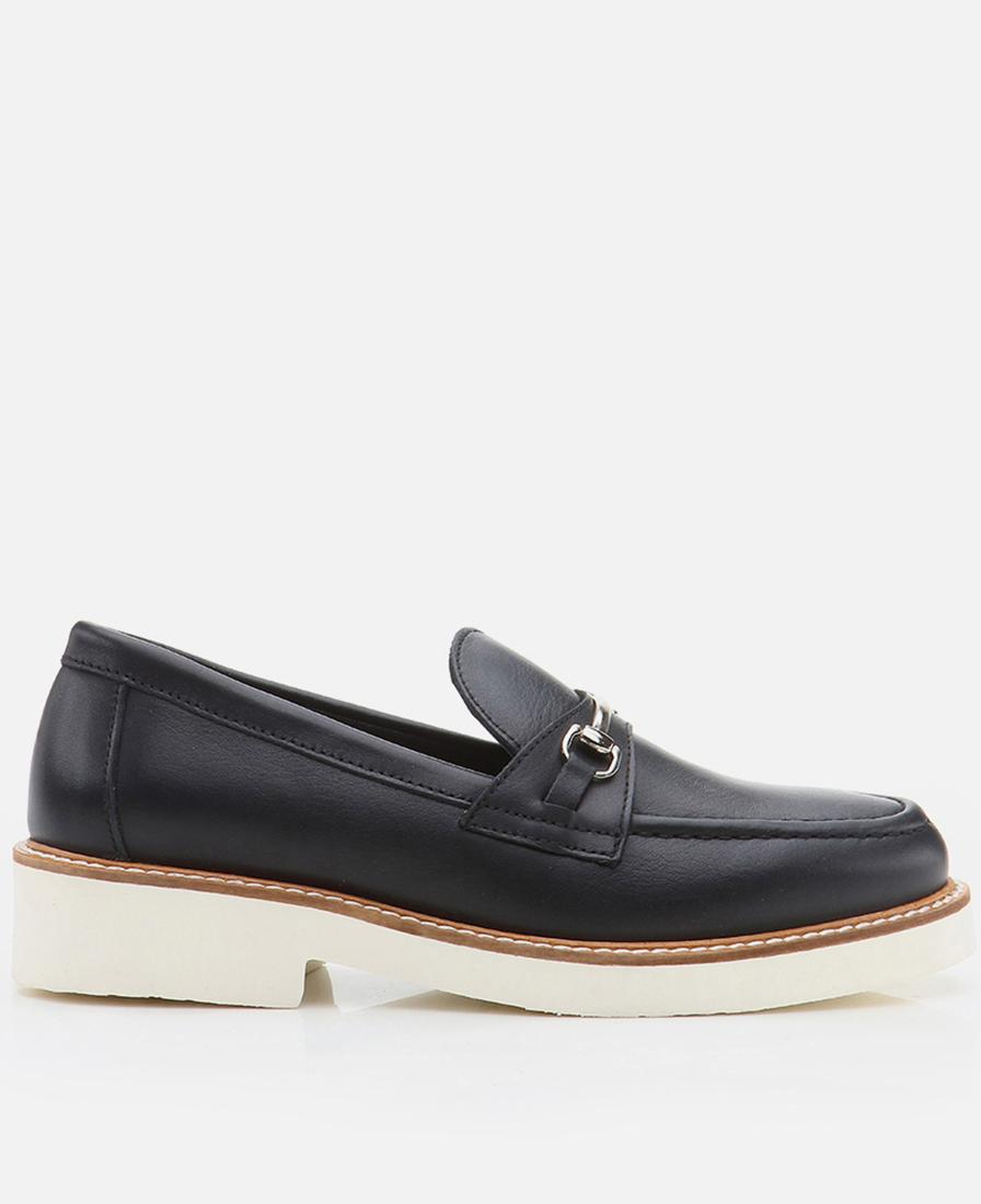 Kadın Deri Siyah Loafer