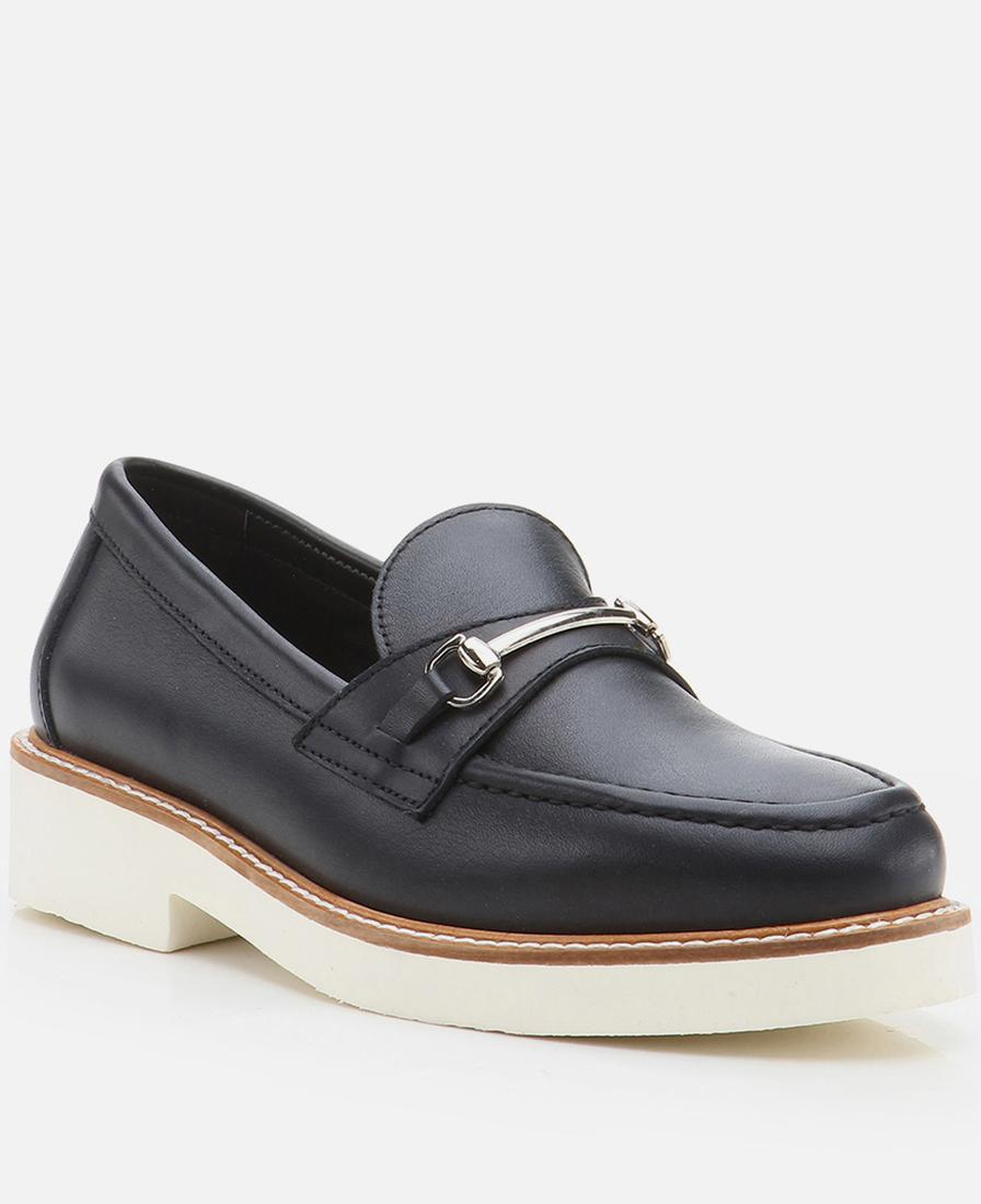 Kadın Deri Siyah Loafer
