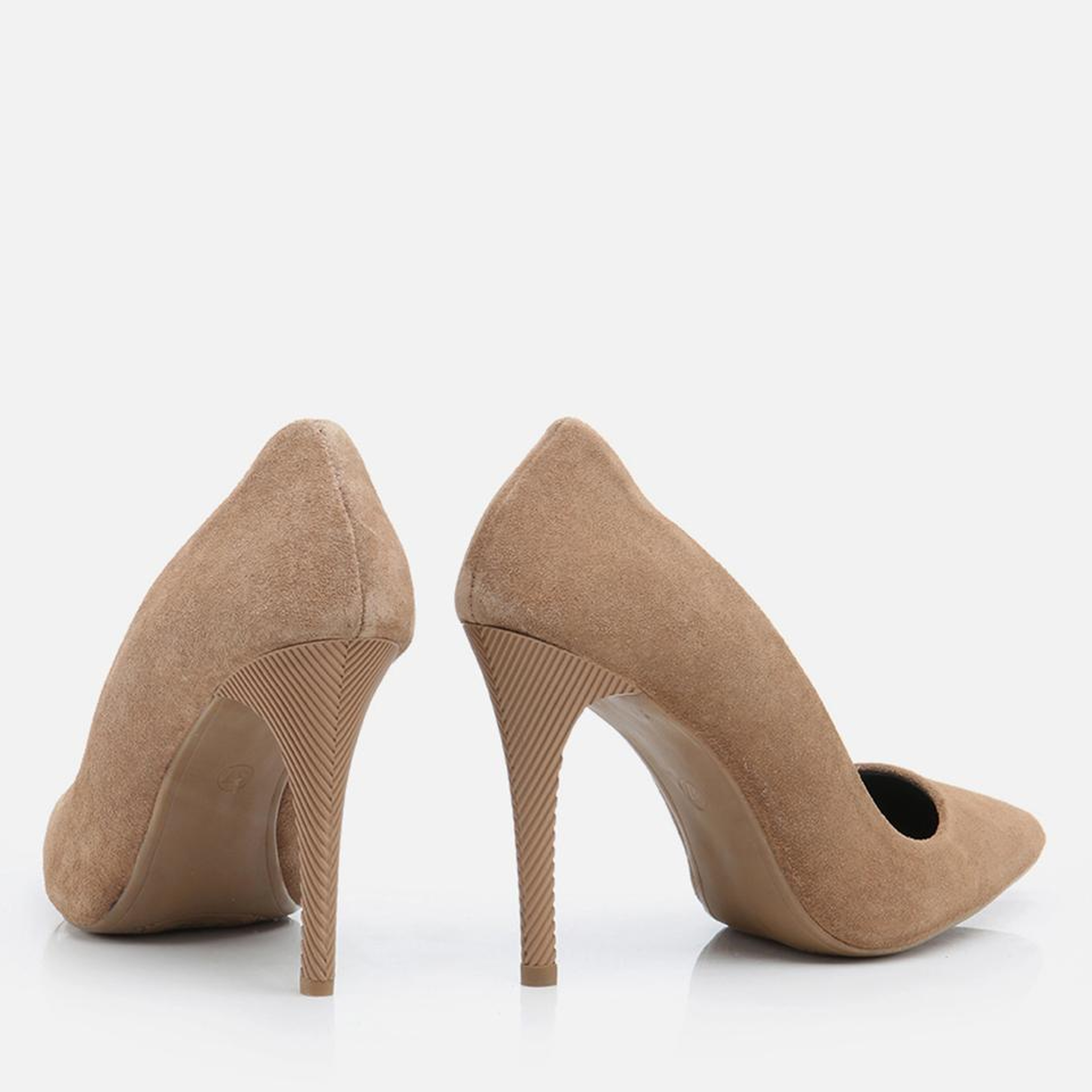 Kadın Deri Vizon Stiletto