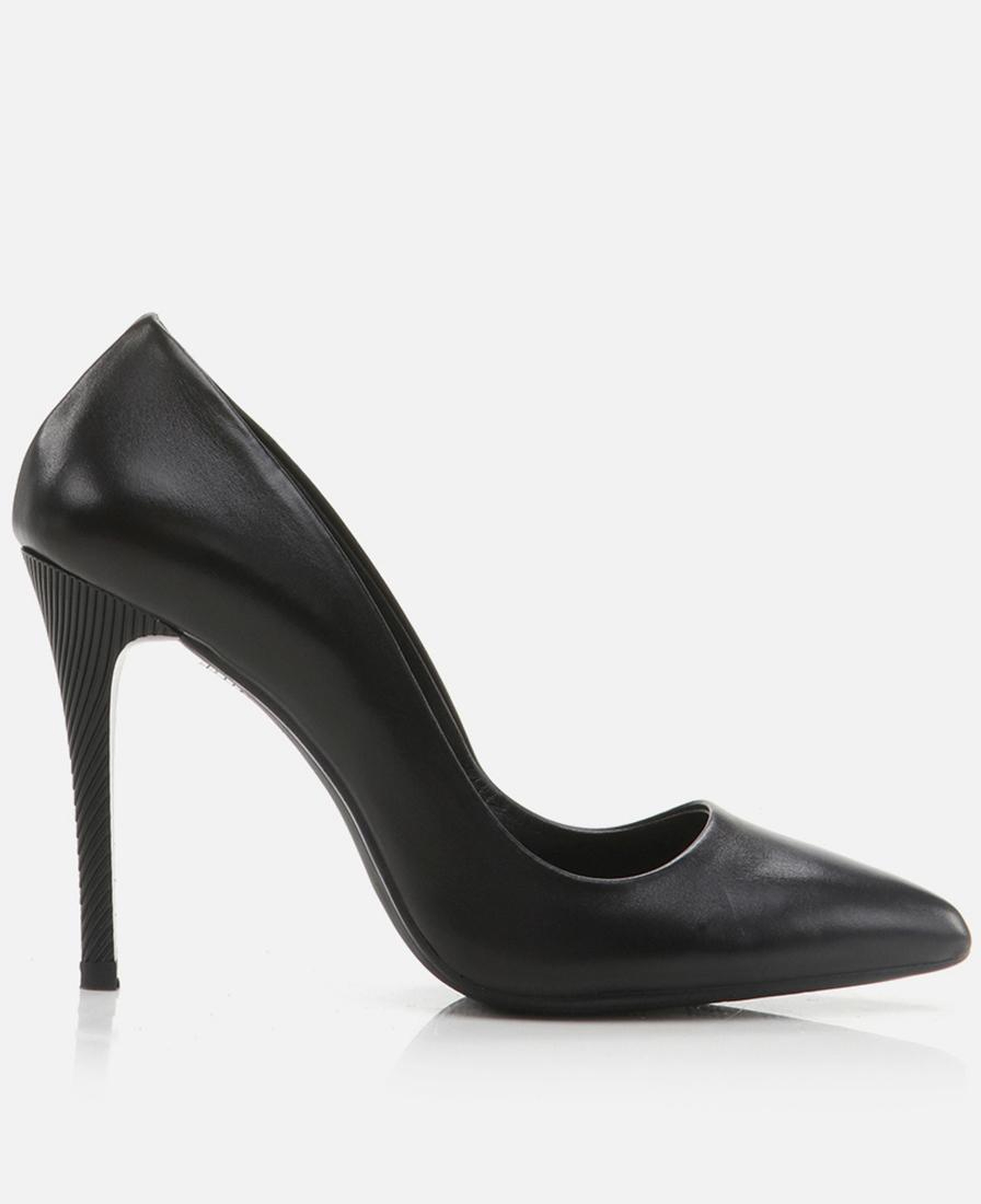 Kadın Deri Siyah Stiletto
