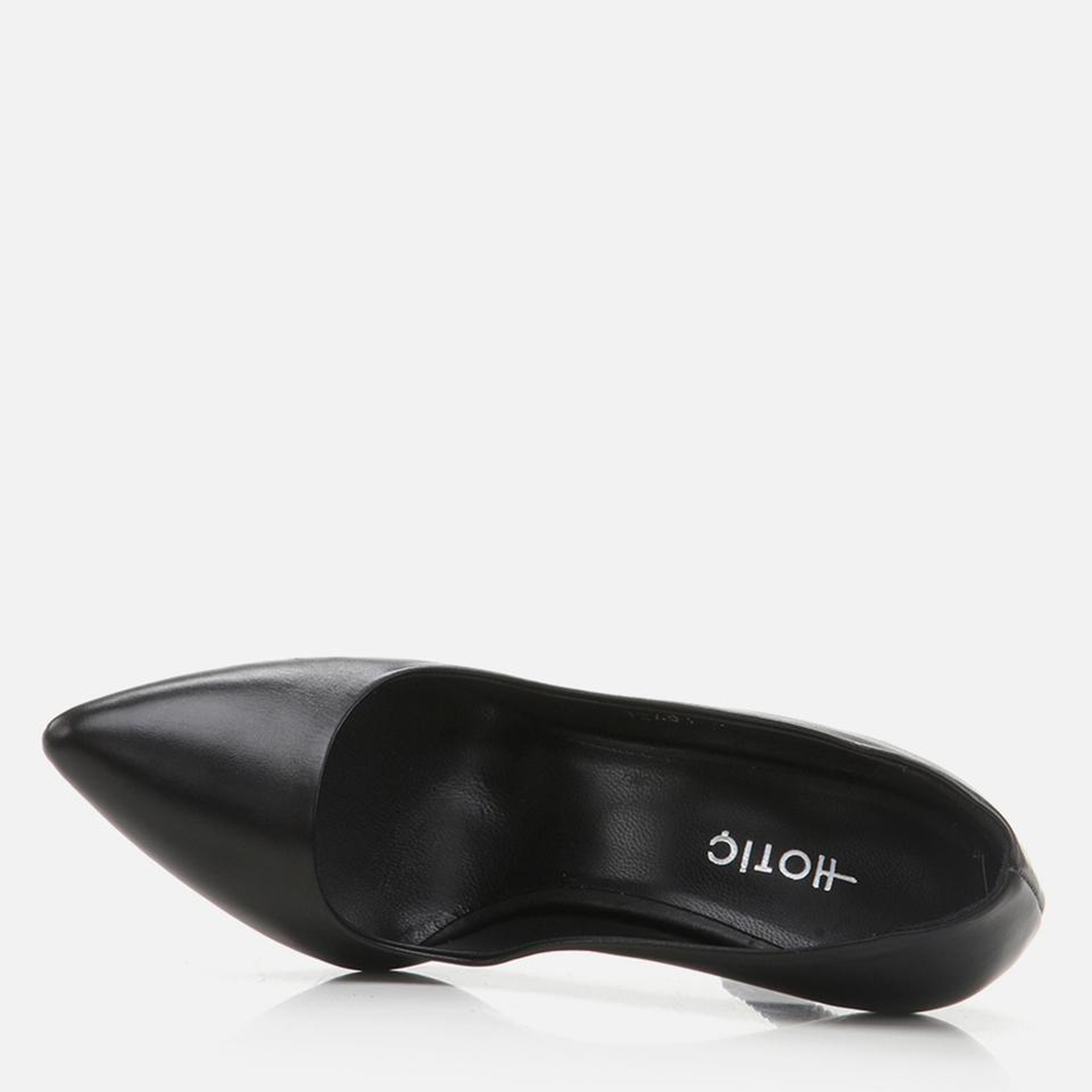 Kadın Deri Siyah Stiletto