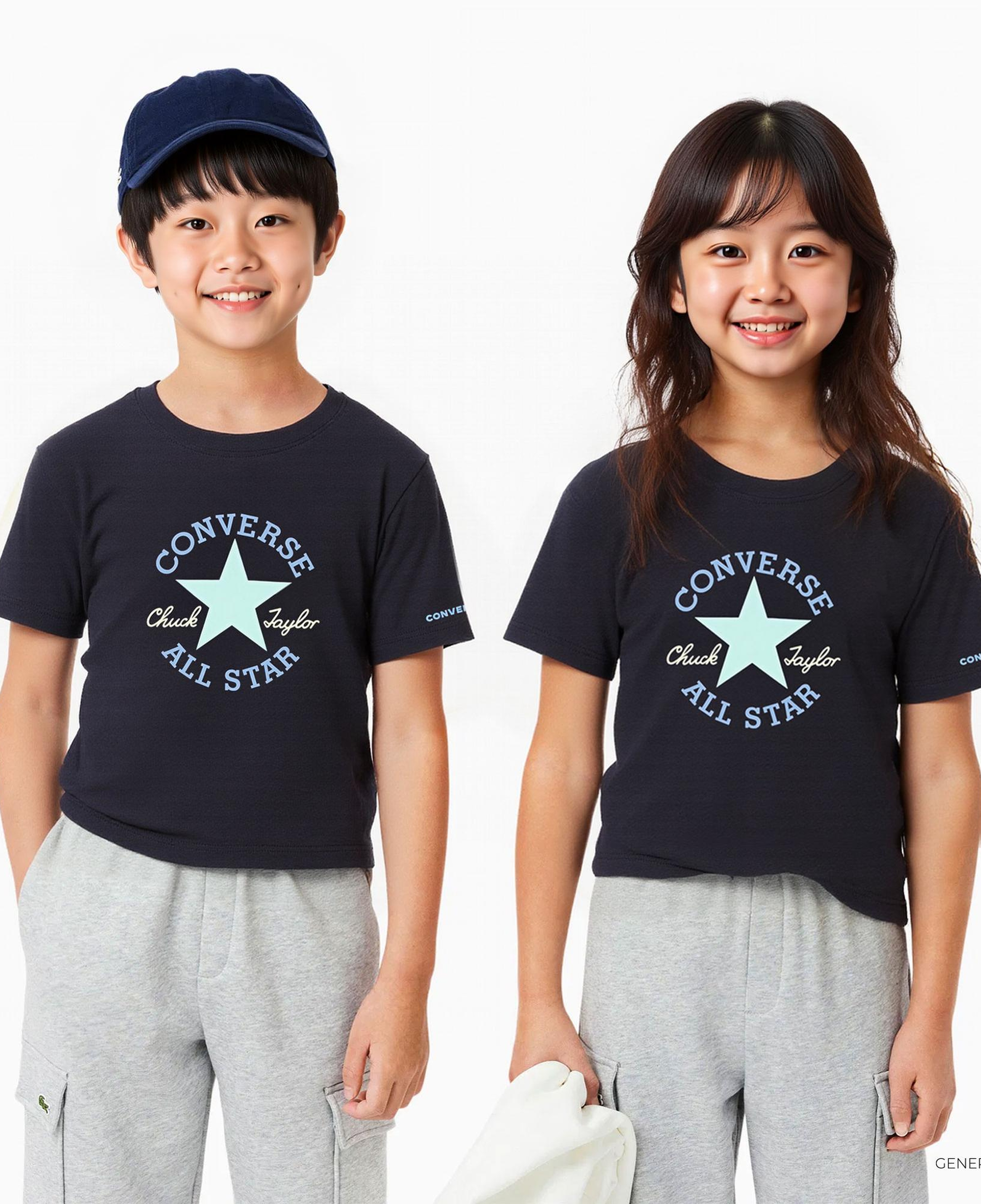Converse Chuck Taylor Çocuk Siyah T-Shirt