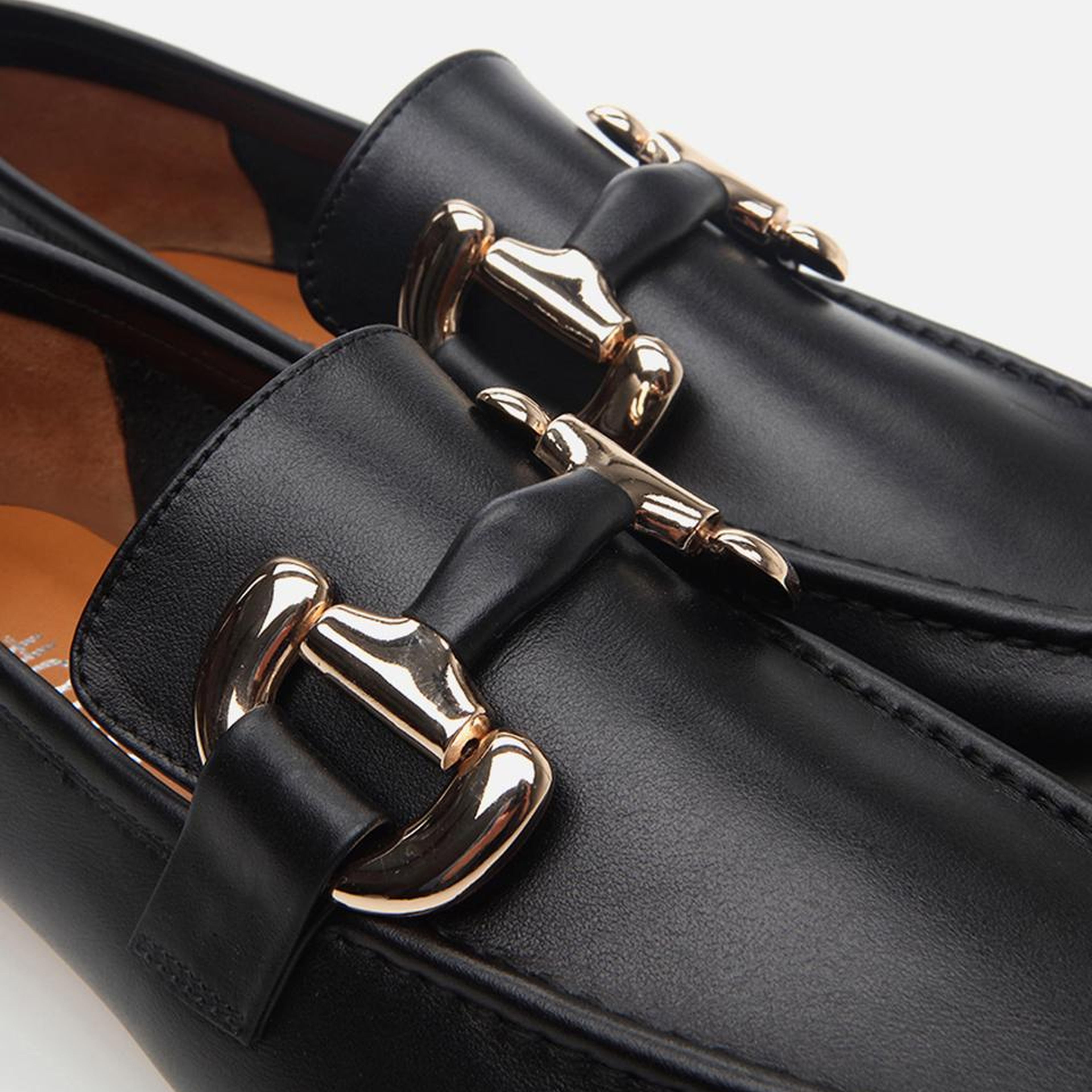 Kadın Deri Siyah Loafer