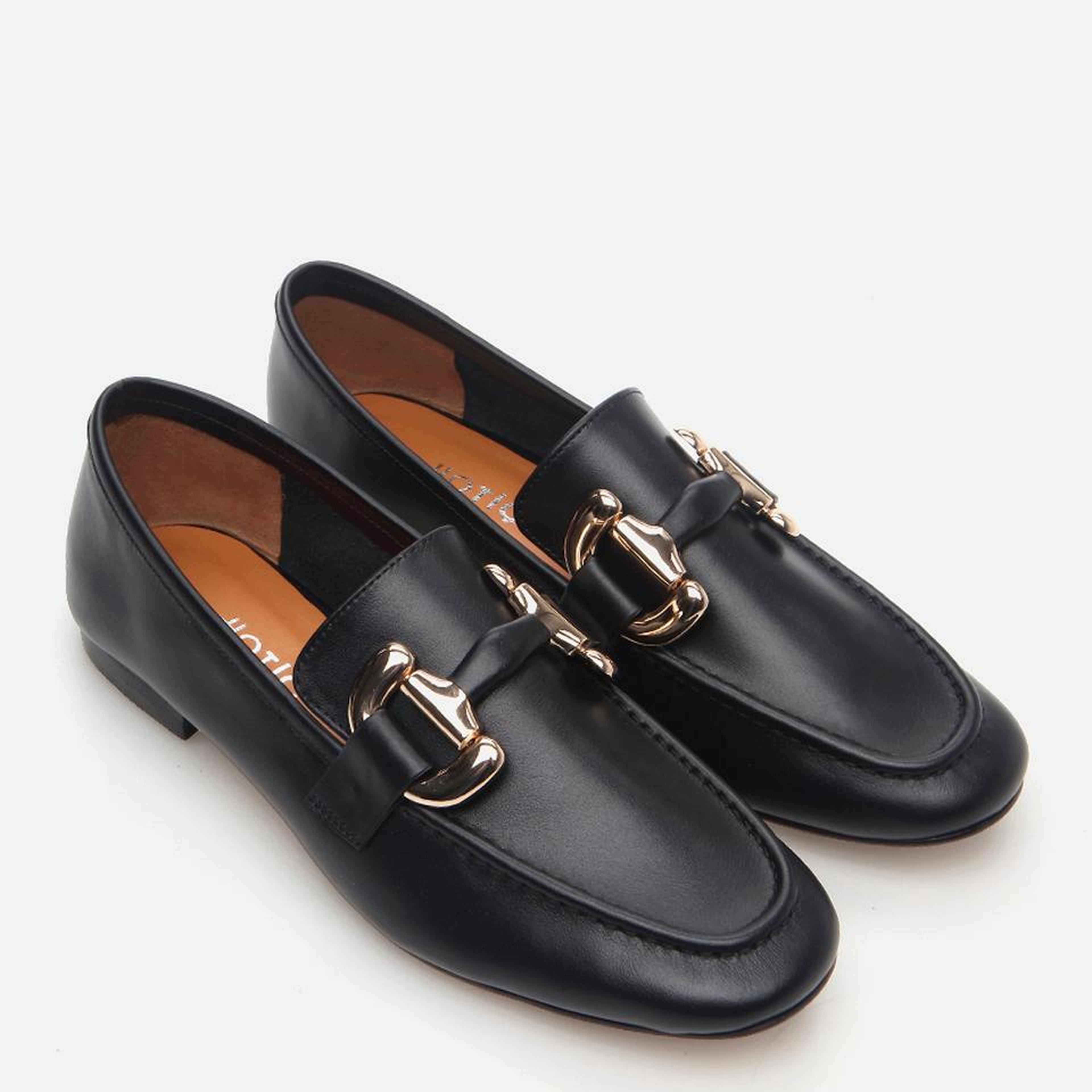 Kadın Deri Siyah Loafer