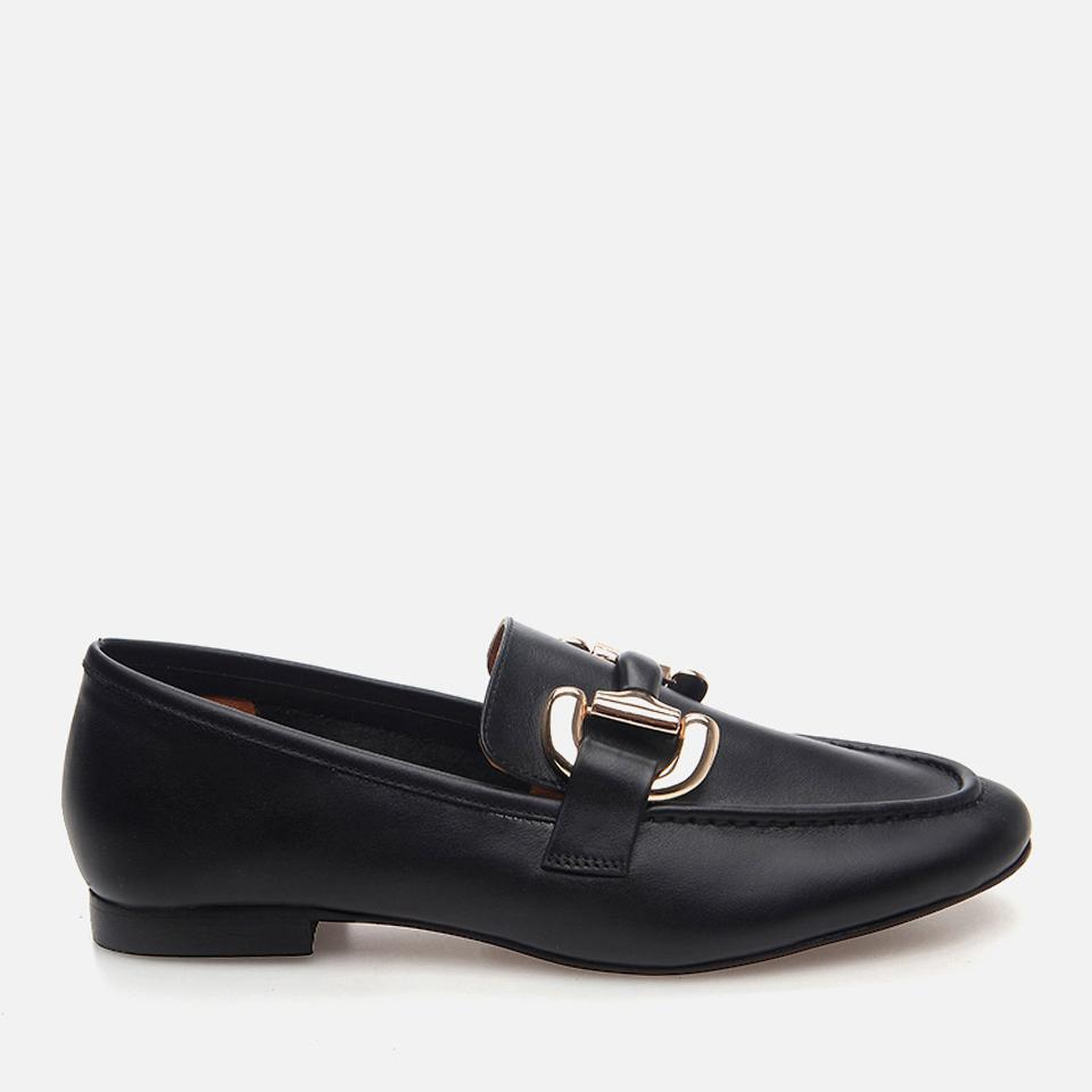 Kadın Deri Siyah Loafer