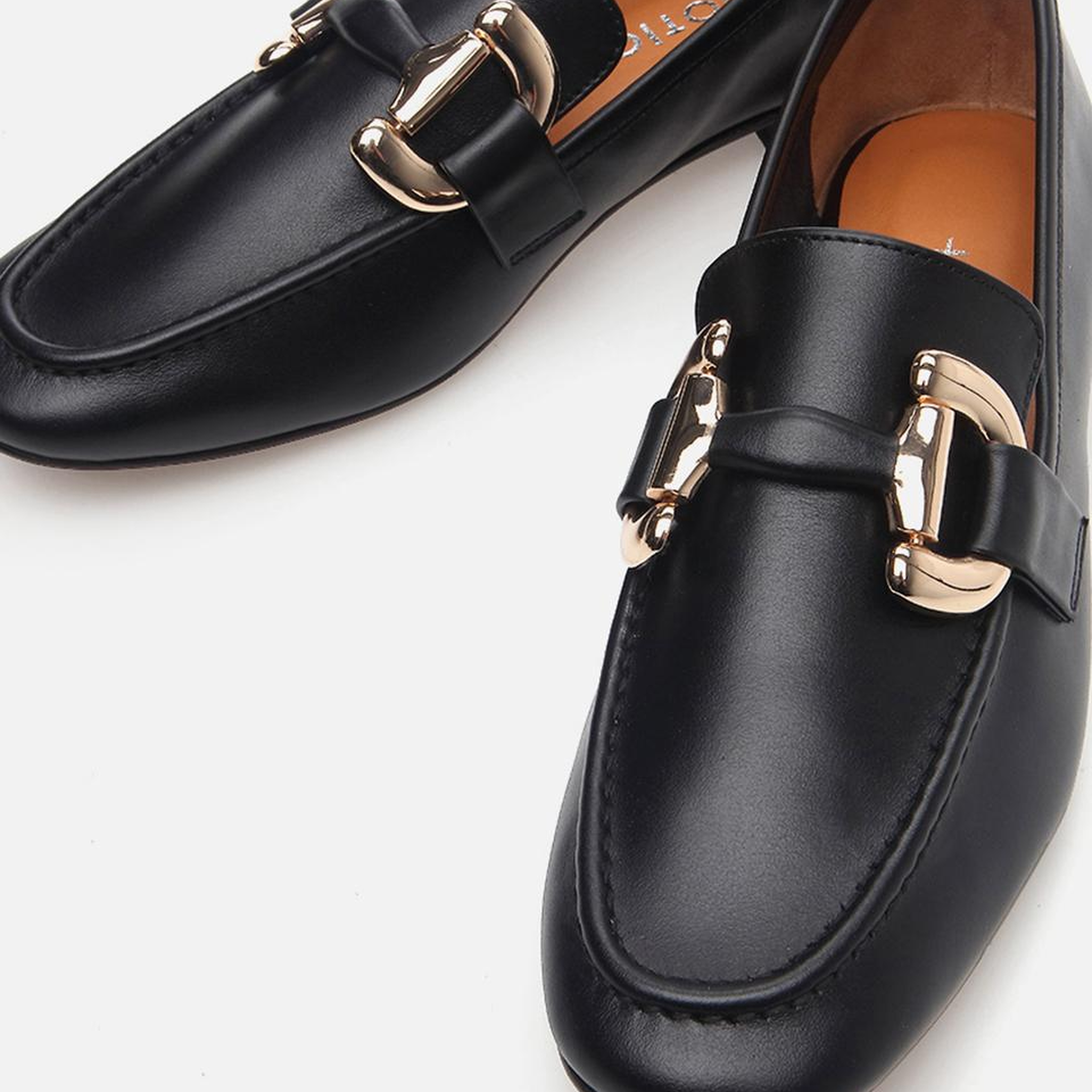 Kadın Deri Siyah Loafer