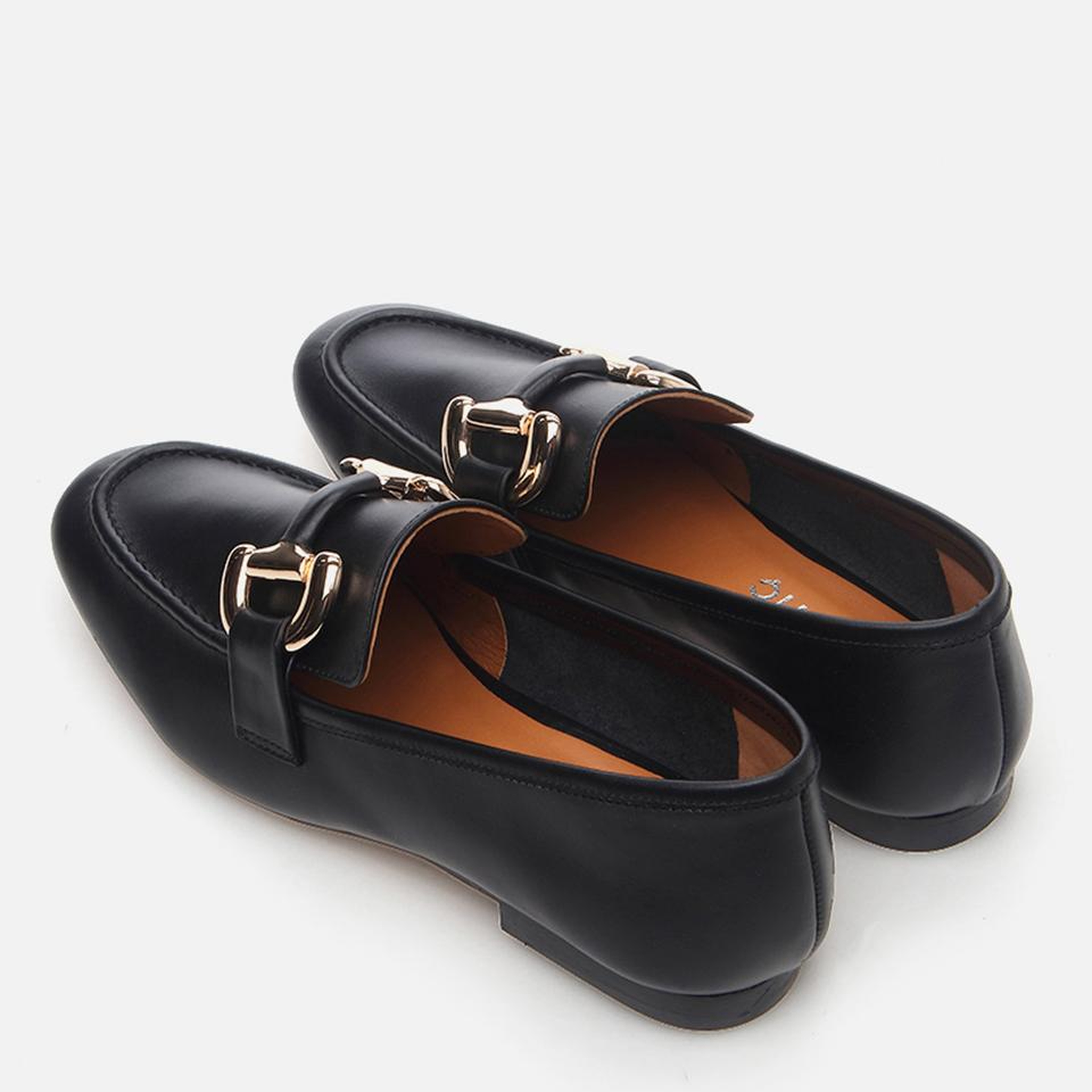 Kadın Deri Siyah Loafer