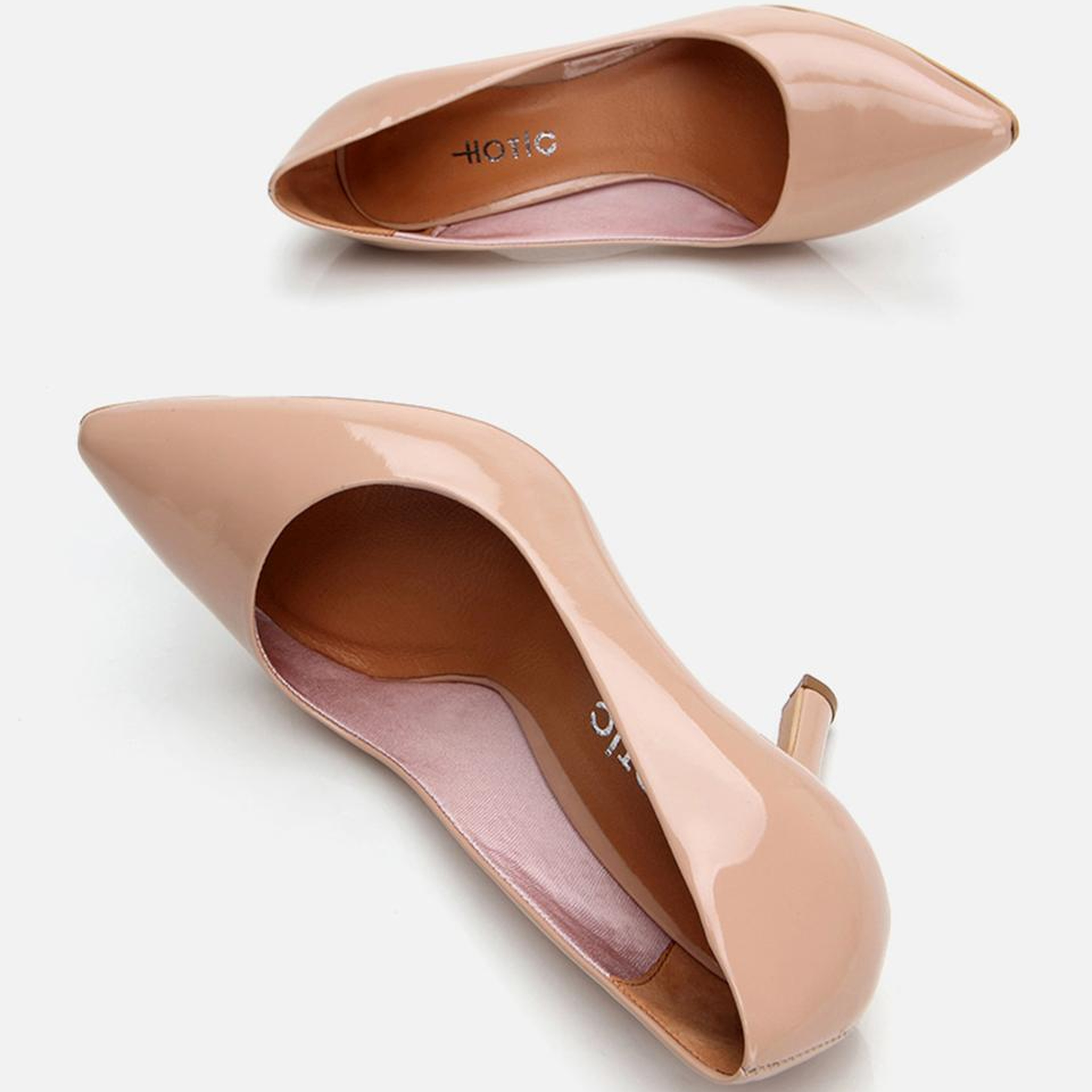 Kadın Deri Bej Stiletto