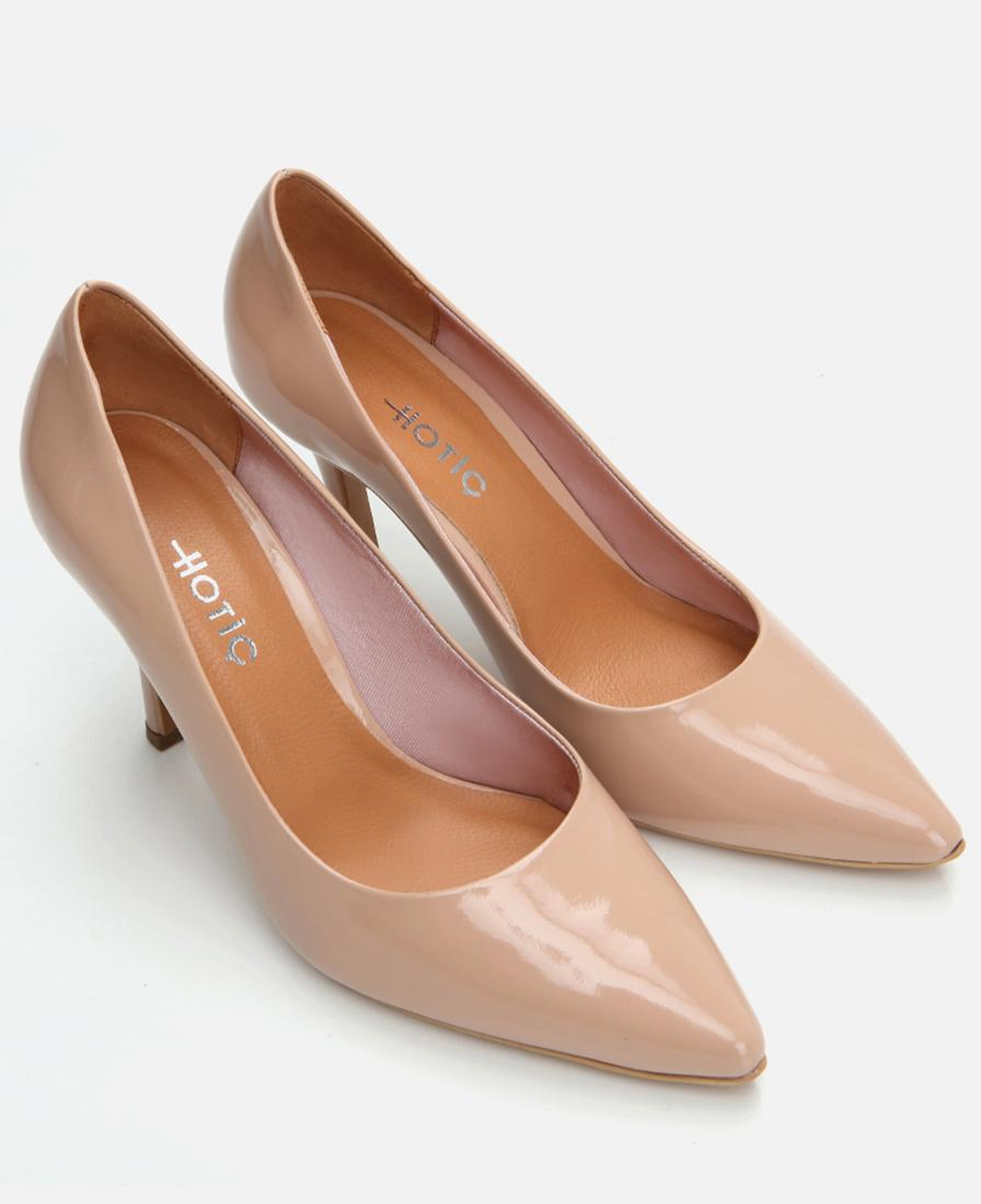 Kadın Deri Bej Stiletto