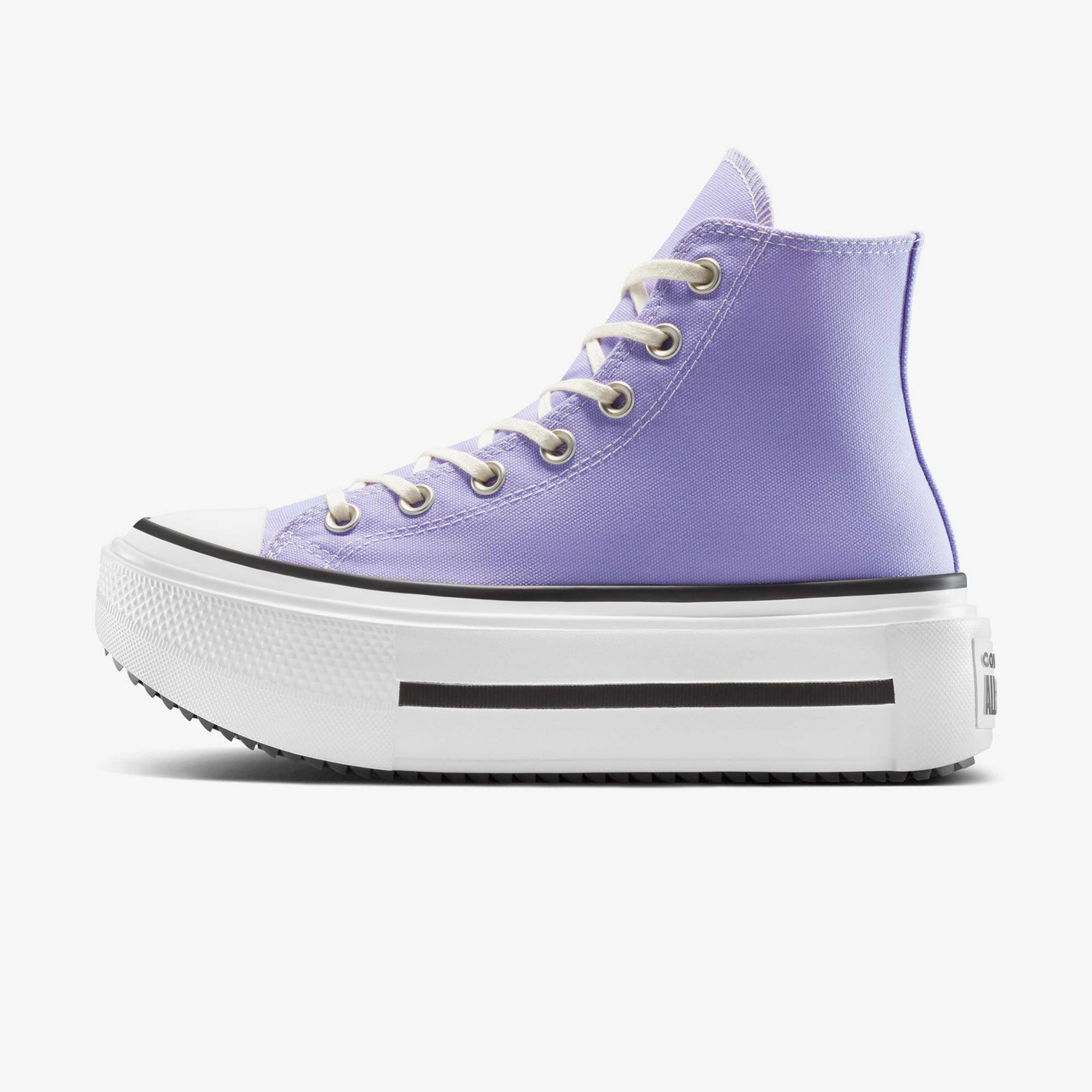 Converse Chuck Taylor All Star Lift Double Stack Unisex Mor Sneaker