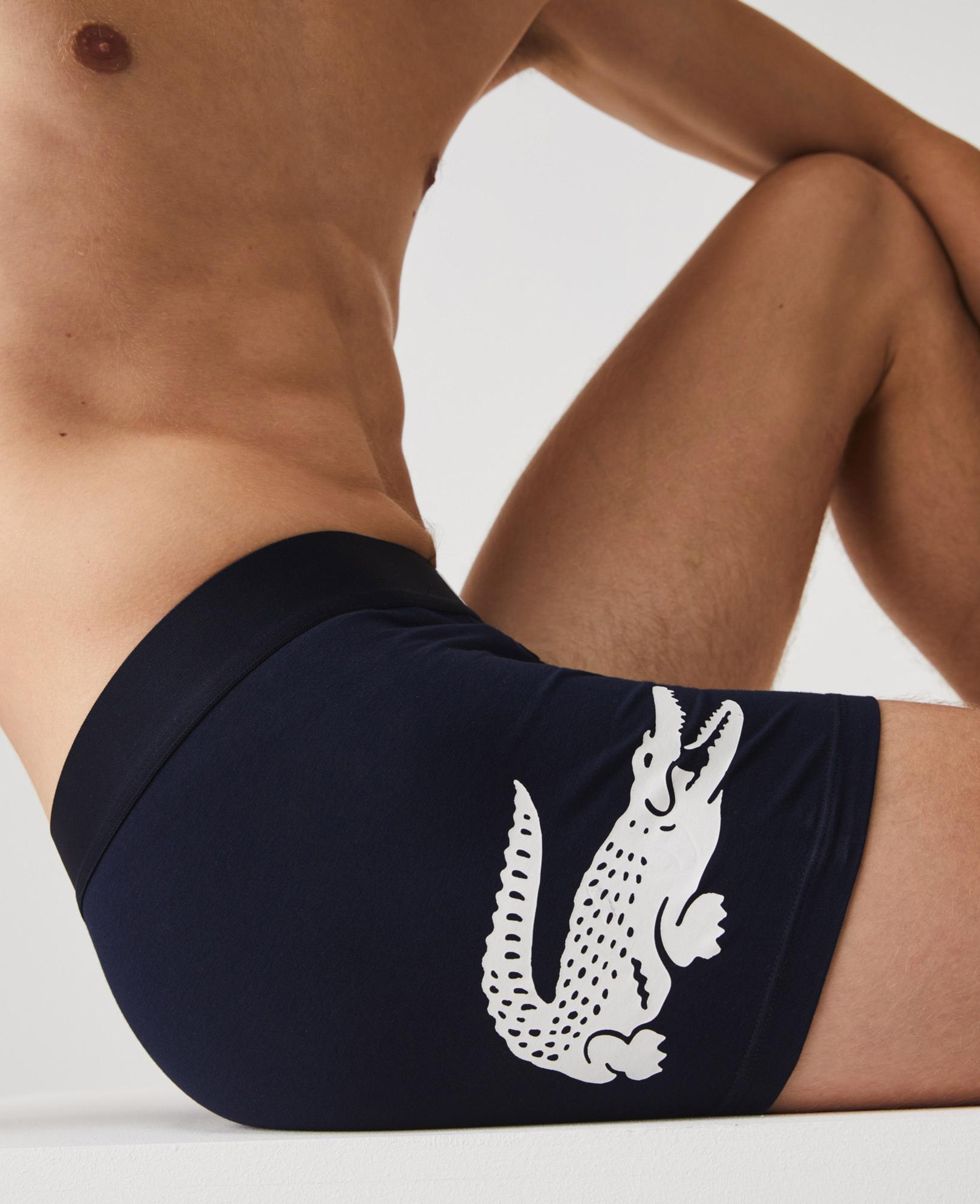 Lacoste Erkek 3'lü Lacivert Boxer