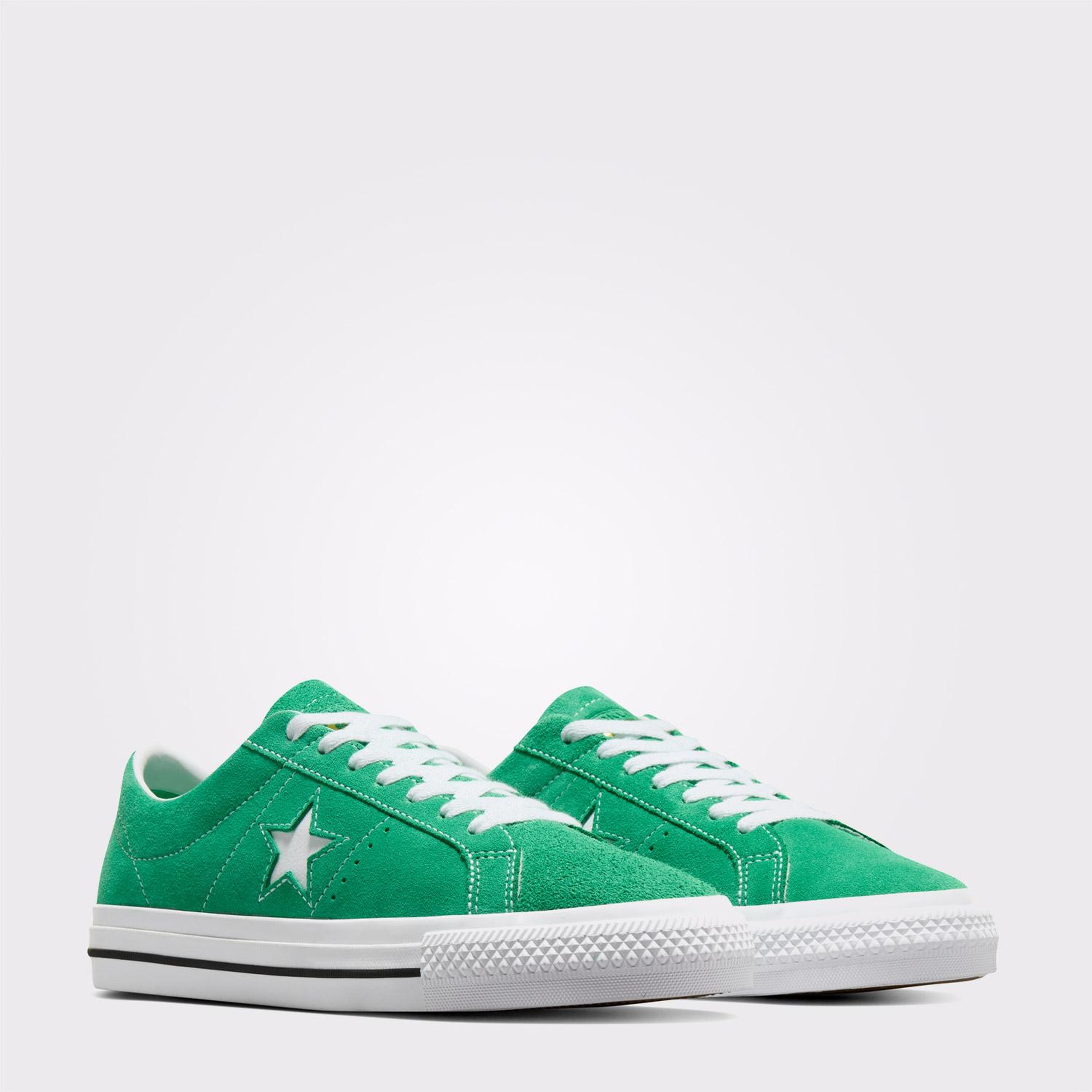 Converse One Star Pro Unisex Yeşil Süet Sneaker