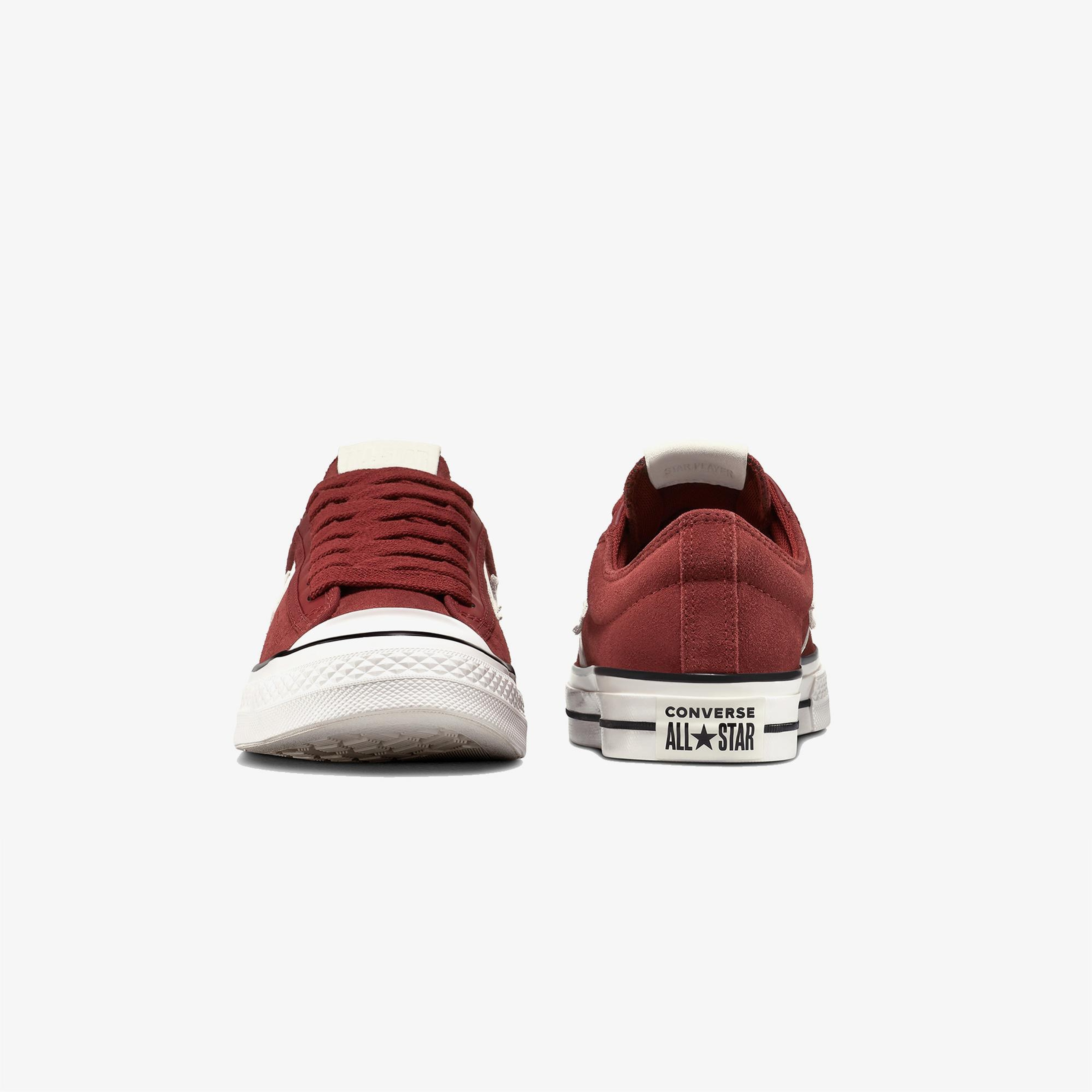 Converse Star Player 76 Suede Unisex Bordo Sneaker