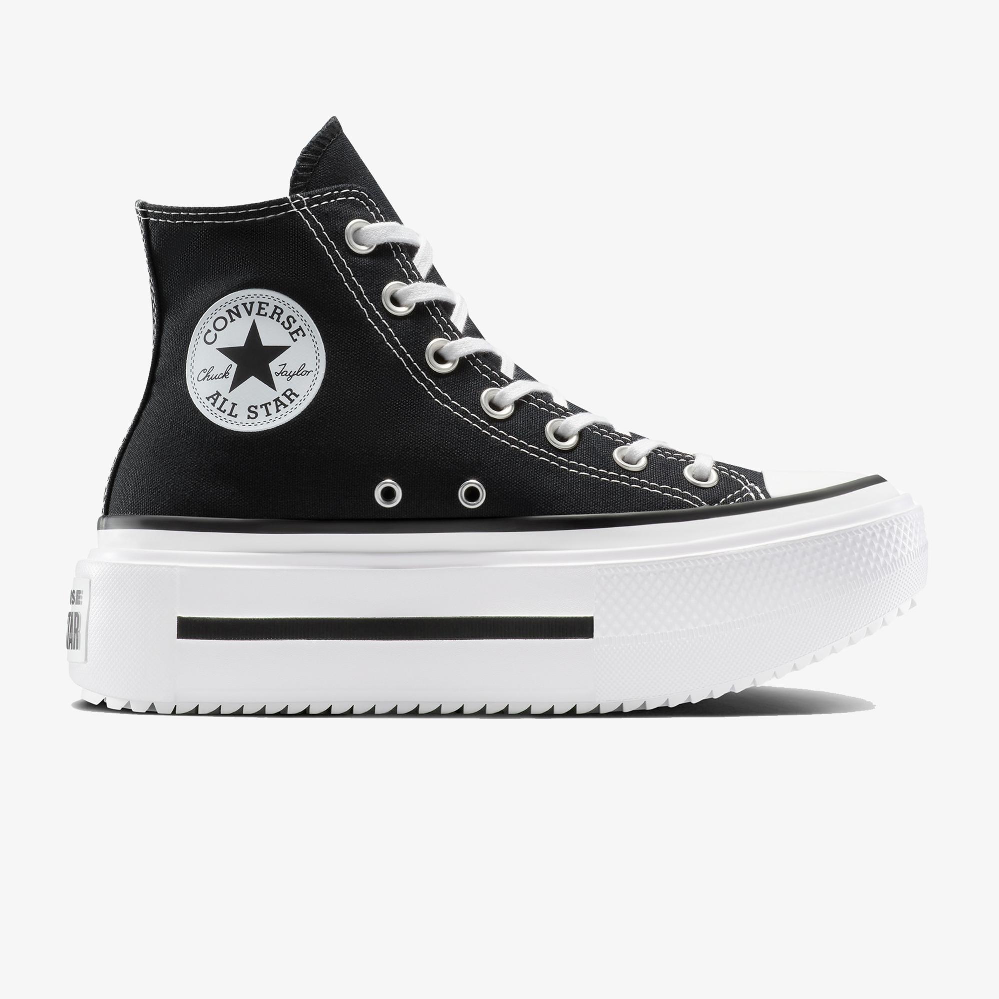 Converse Chuck Taylor All Star Lift Double Stack Unisex Siyah Sneaker